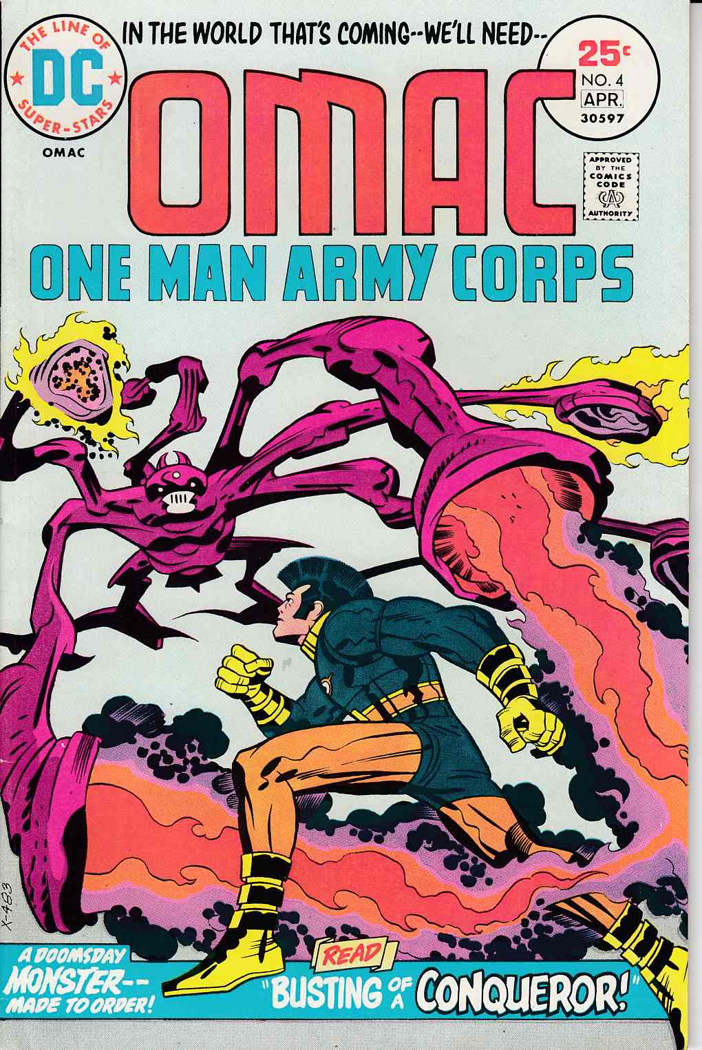 Omac #4 Very Fine Plus (8.5) [DC Comic]