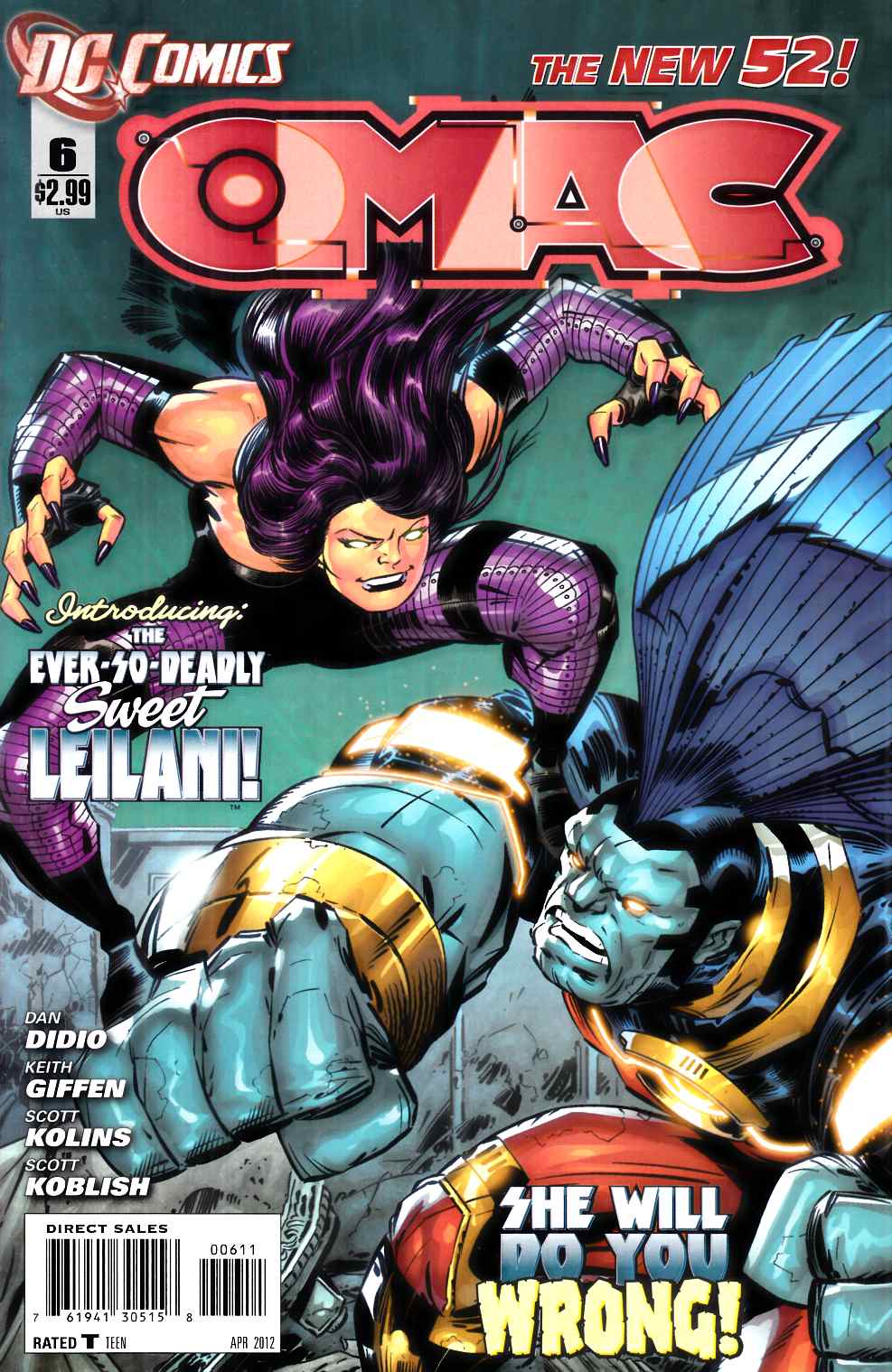 Omac #6 Very Fine (8.0) [DC Comic] LARGE
