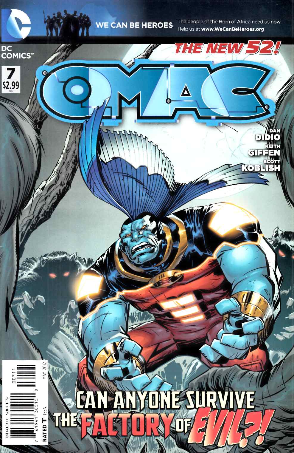 Omac #7 Very Fine (8.0) [DC Comic] LARGE
