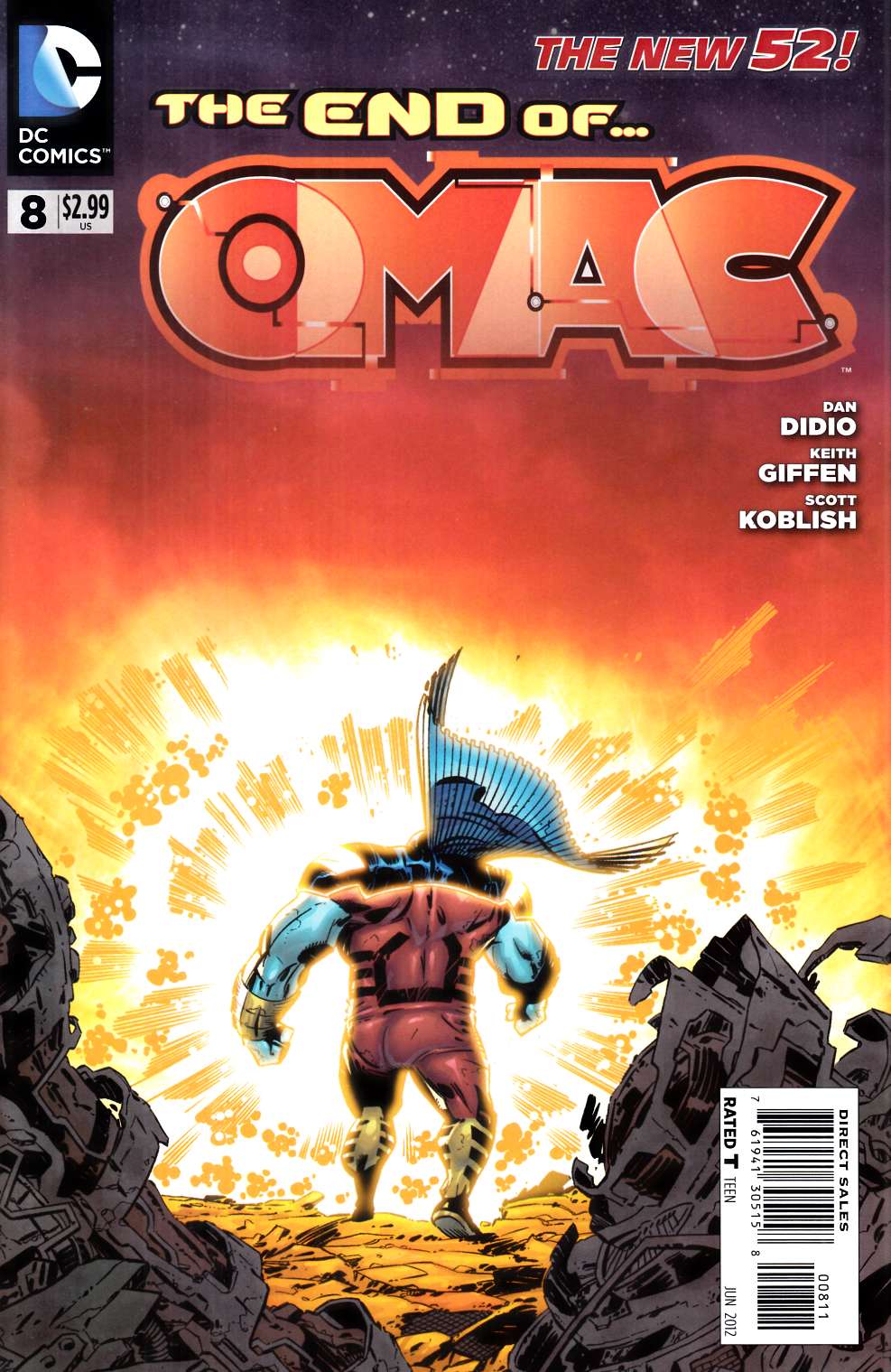Omac #8 Near Mint (9.4) [DC Comic] LARGE