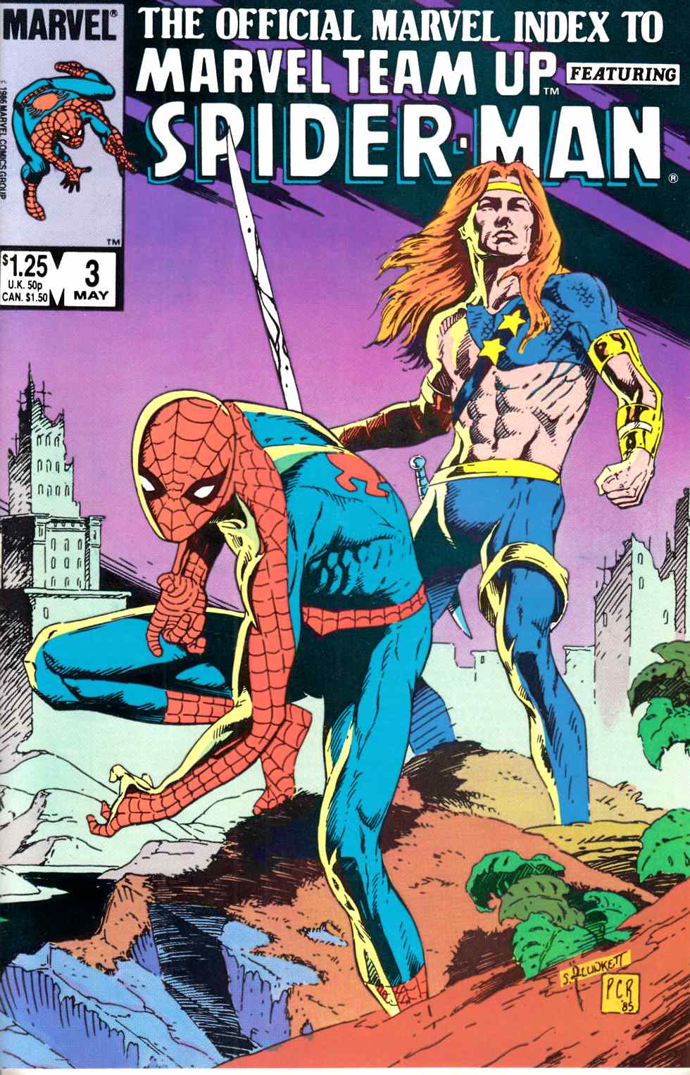 Official Marvel Index to Marvel Team-Up #3 Very Fine (8.0) [Marvel Comic] LARGE