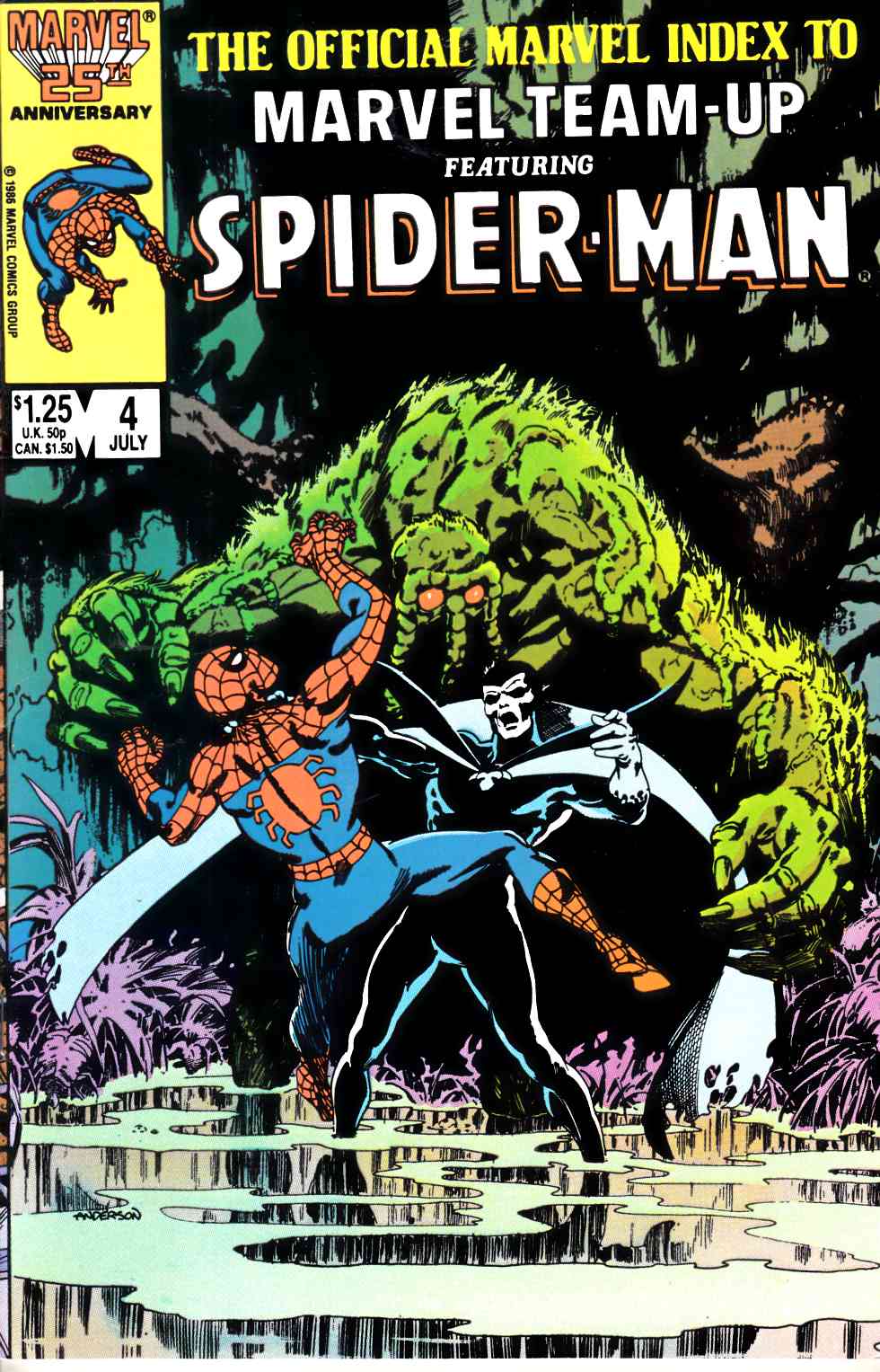 Official Marvel Index to Marvel Team-Up #4 Very Fine (8.0) [Marvel Comic] THUMBNAIL
