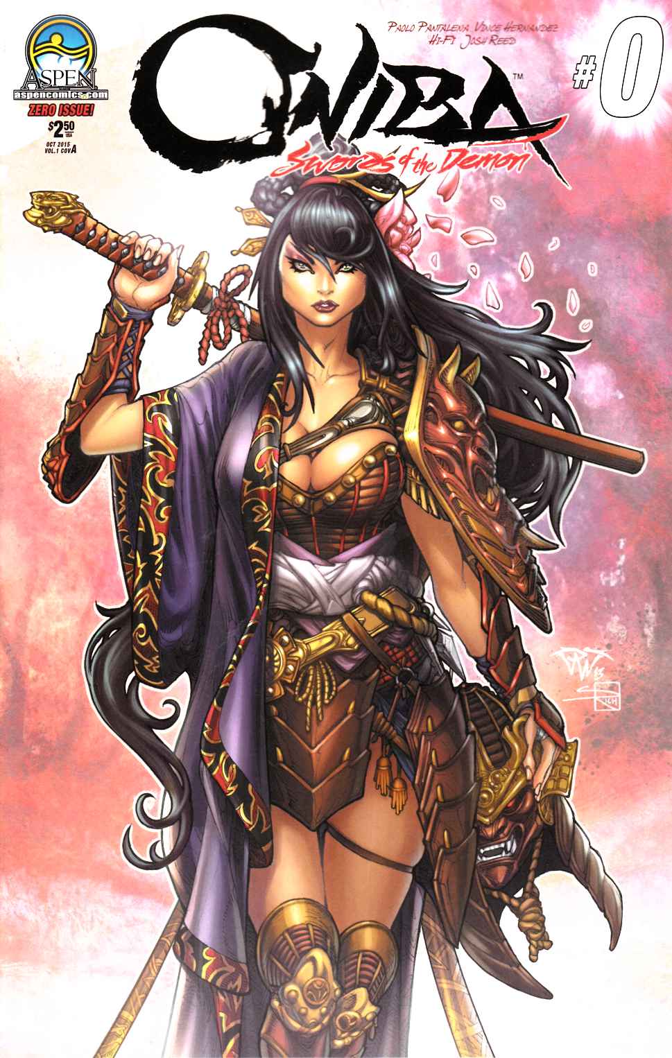Oniba Swords of the Demon #0 Cover A [Aspen Comic] THUMBNAIL