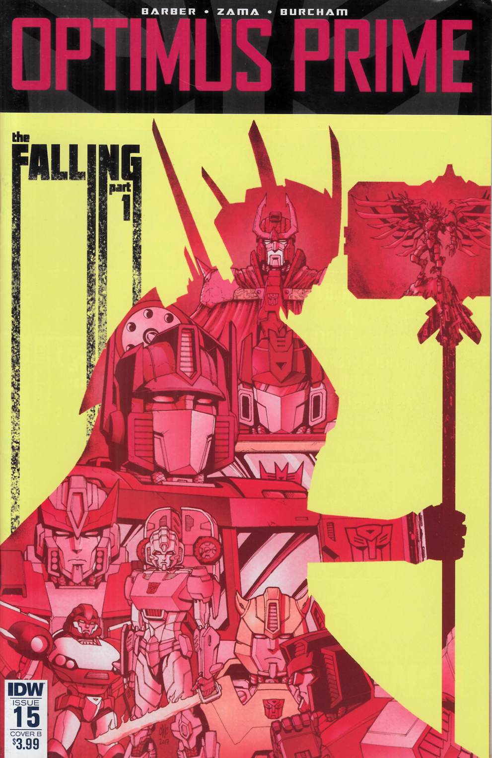 Optimus Prime #15 Cover B Fine (6.0) [IDW Comic] THUMBNAIL