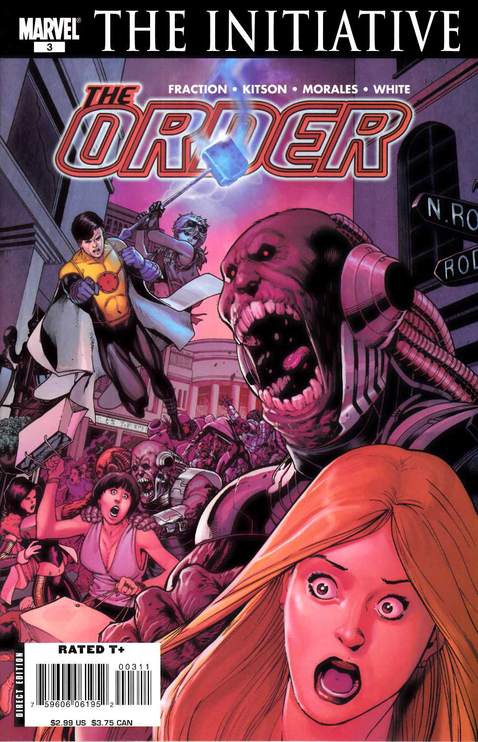 The Order #3 Near Mint (9.4) [Marvel Comic] LARGE