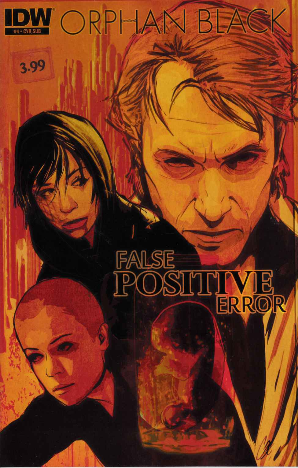 Orphan Black Helsinki #4 Subscription Cover [IDW Comic] LARGE