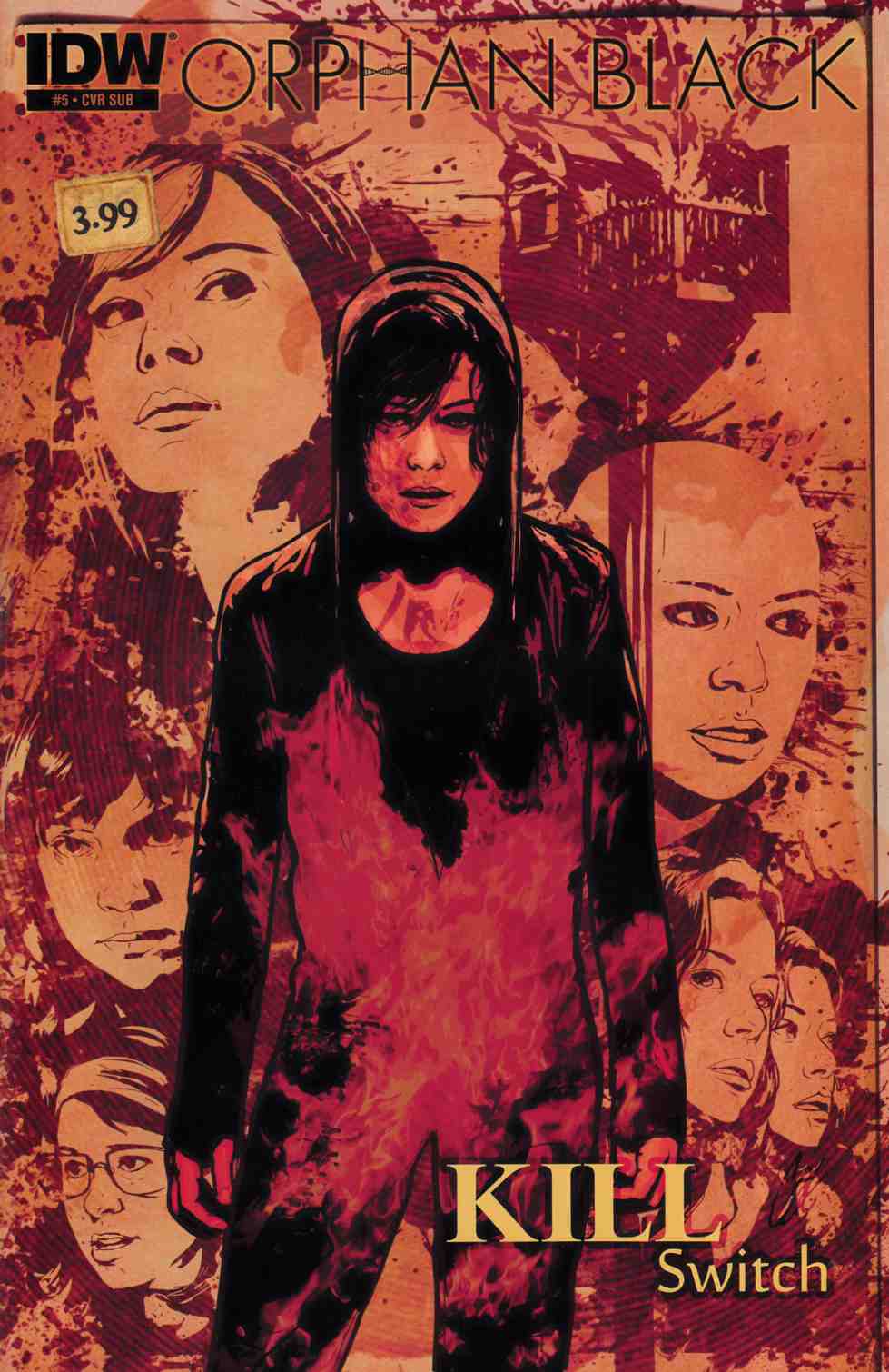 Orphan Black Helsinki #5 Subscription Cover [IDW Comic] LARGE