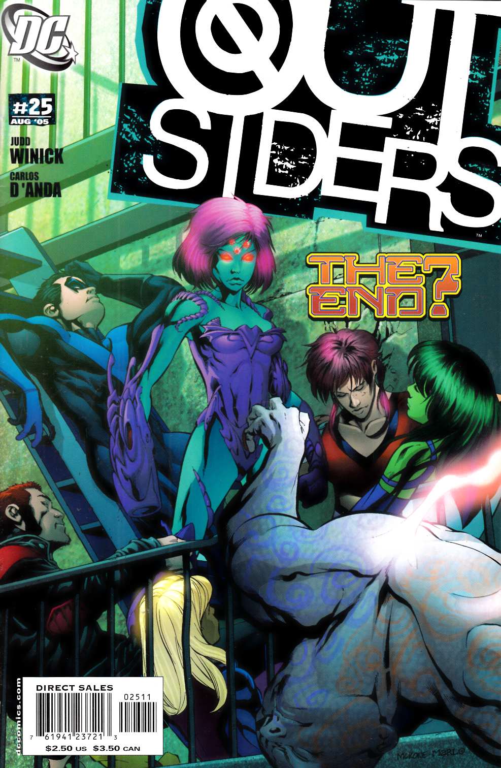Outsiders #25 Near Mint (9.4) [DC Comic] THUMBNAIL