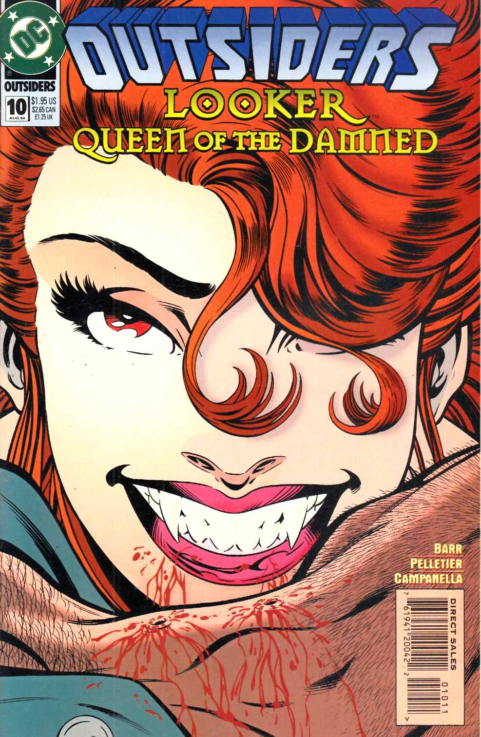 Outsiders #10 Near Mint (9.4) [DC Comic] LARGE