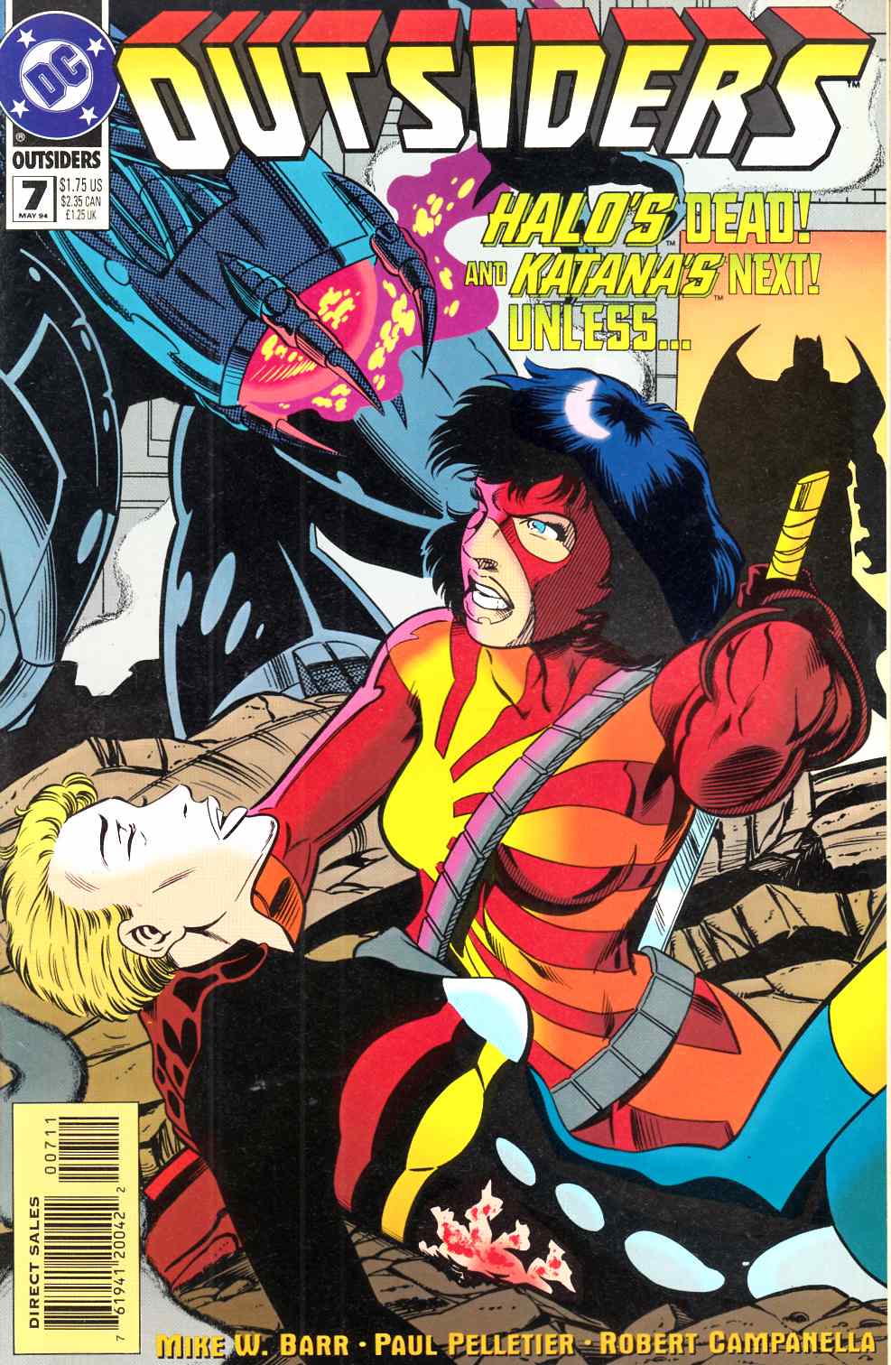 Outsiders #7 Near Mint (9.4) [DC Comic] LARGE