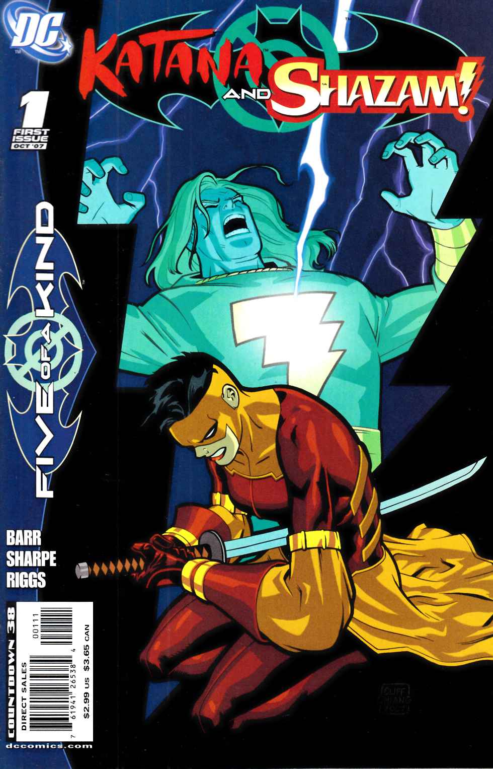 Outsiders Five of a Kind Week 2 Katana Shazam Very Fine (8.0) [DC Comic] THUMBNAIL