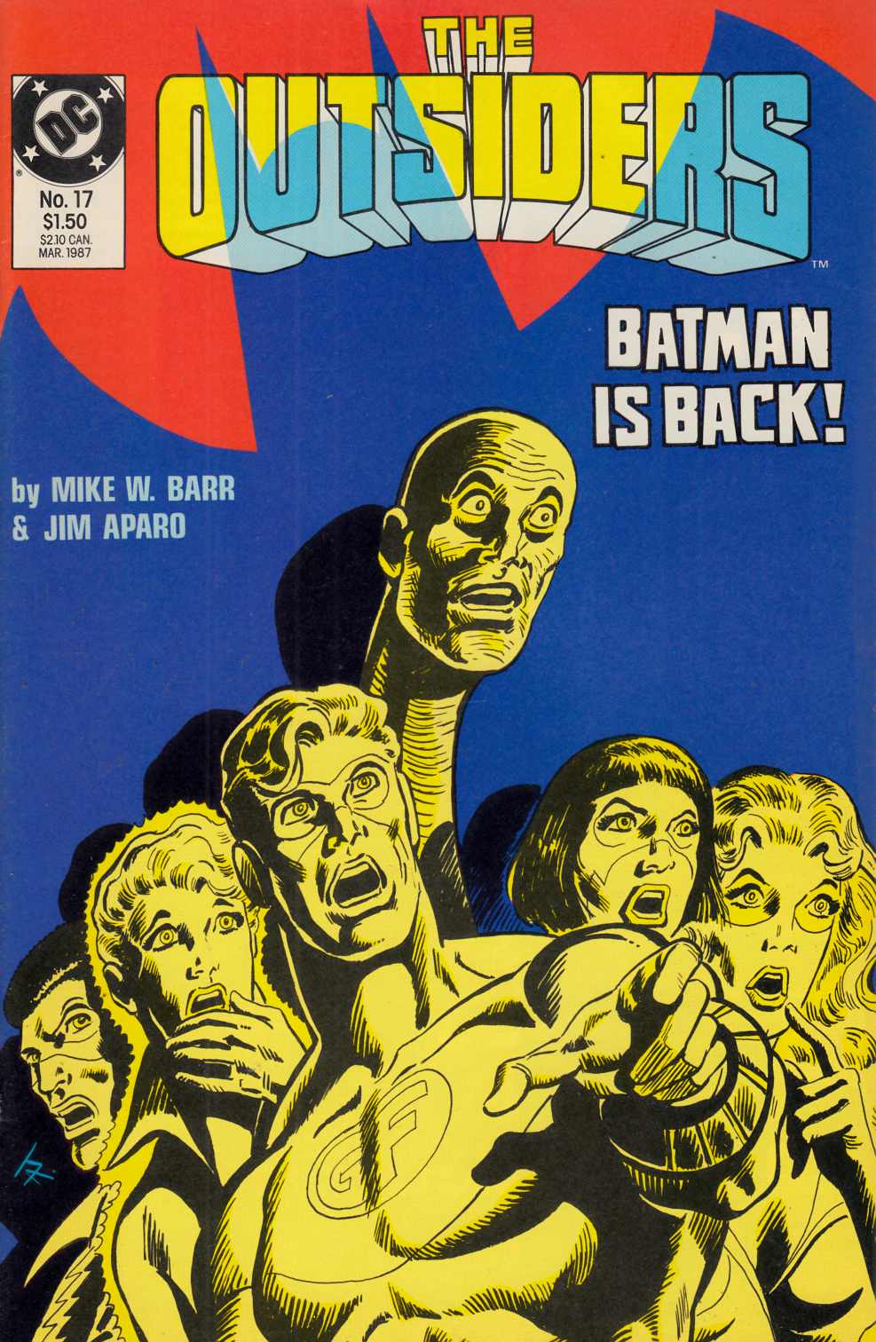 Outsiders #17 Very Fine Minus (7.5) [DC Comic] THUMBNAIL