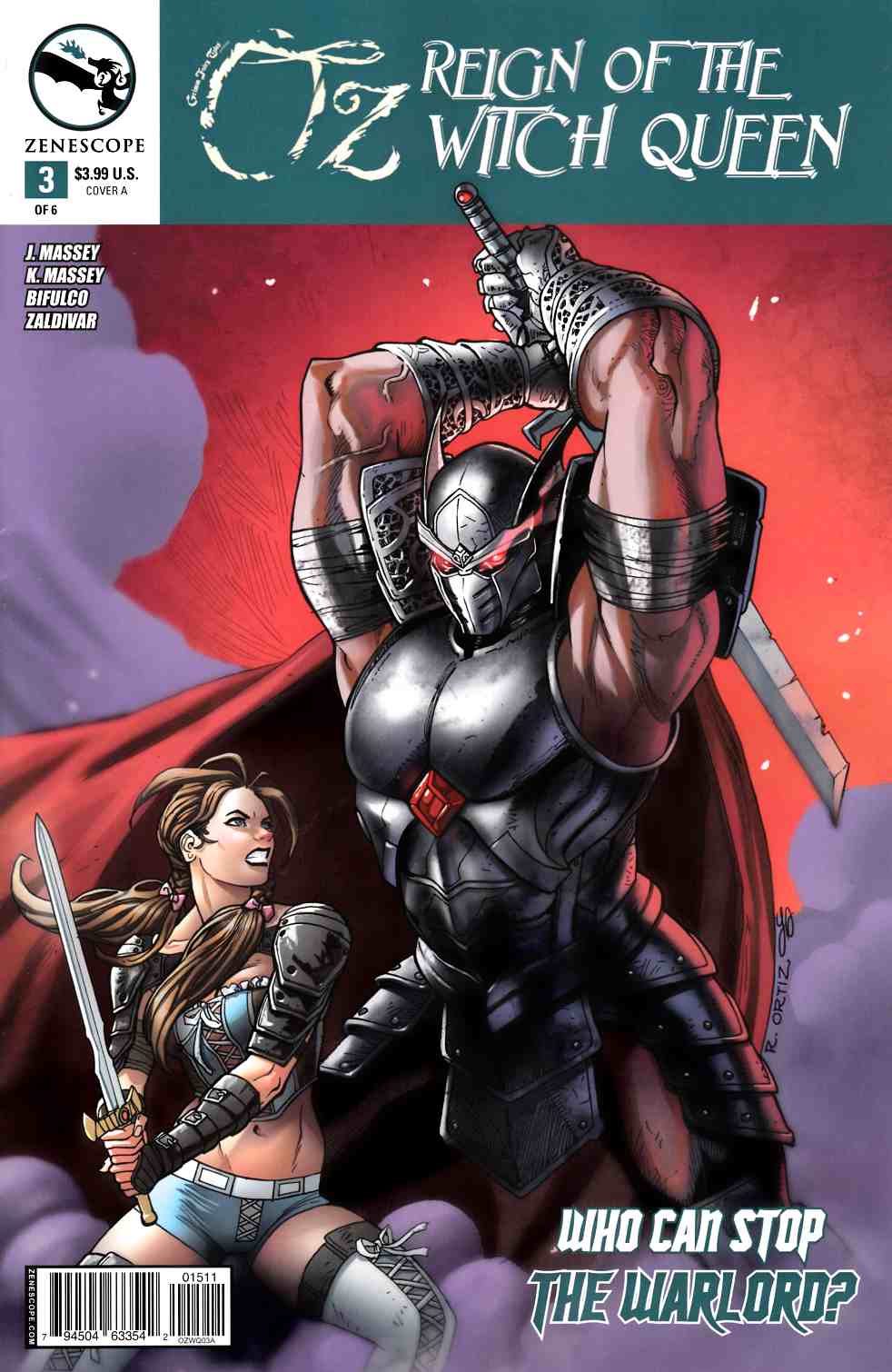 GFT Oz Reign of Witch Queen #3 Cover A- Ortiz [Zenescope Comic] THUMBNAIL