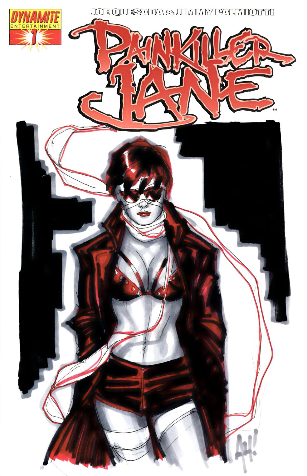 Painkiller Jane #1 Hughes Variant Cover Fine (6.0) [Dynamite Comic] THUMBNAIL