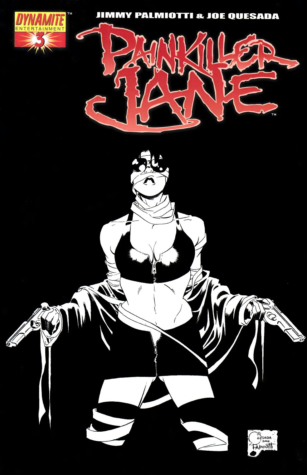 Painkiller Jane #3 Quesada Variant Cover Very Fine (8.0) [Dynamite Comic] LARGE