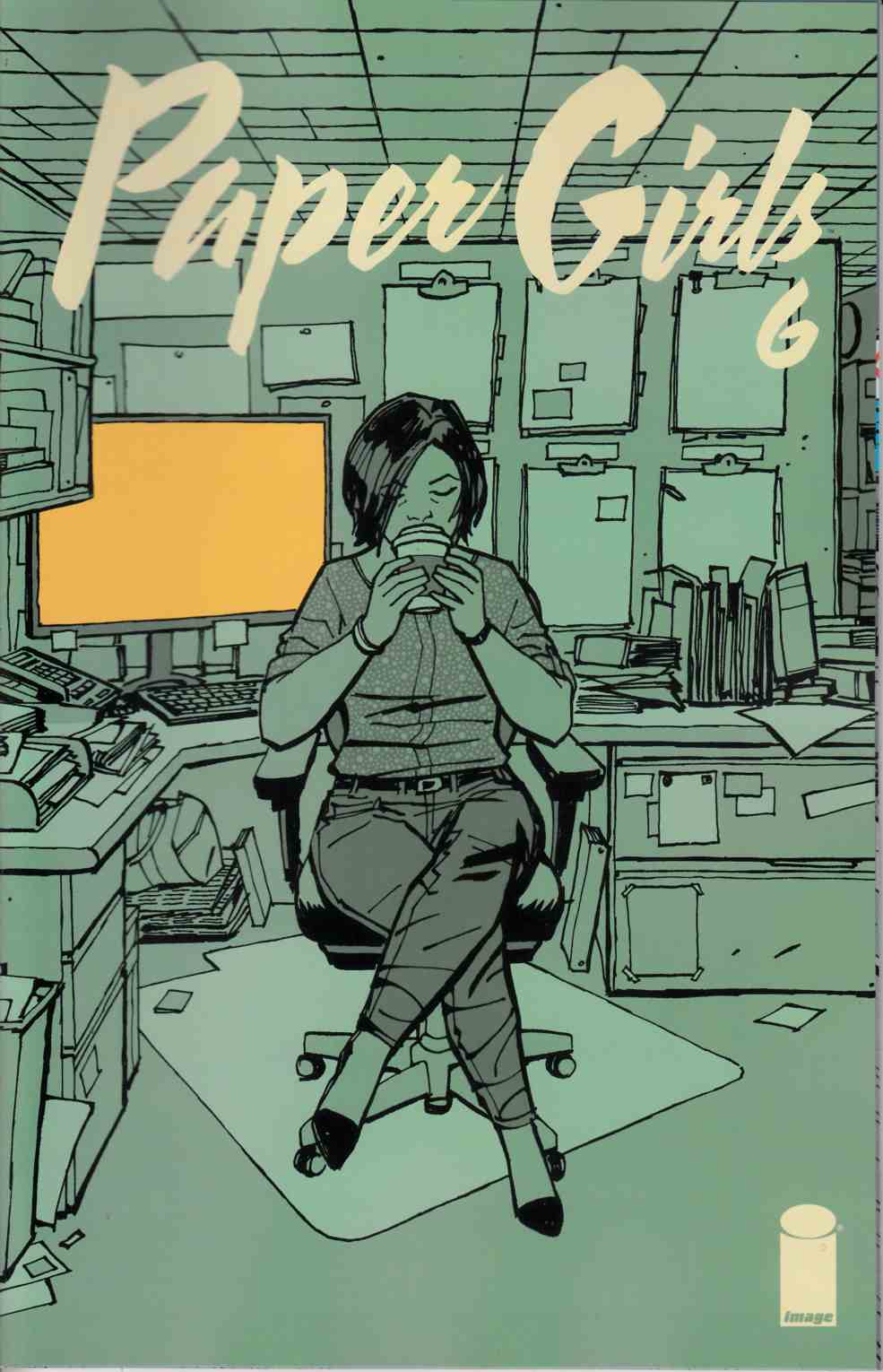 Paper Girls #6 Near Mint (9.4) [Image Comic] LARGE