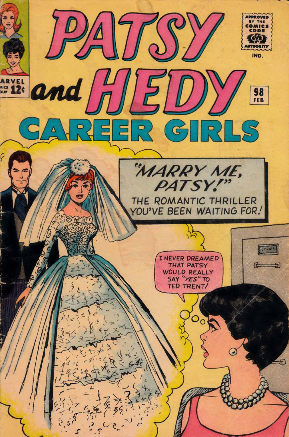 Patsy and Hedy #98 Good/Very Good (3.0) [Marvel Comic] THUMBNAIL