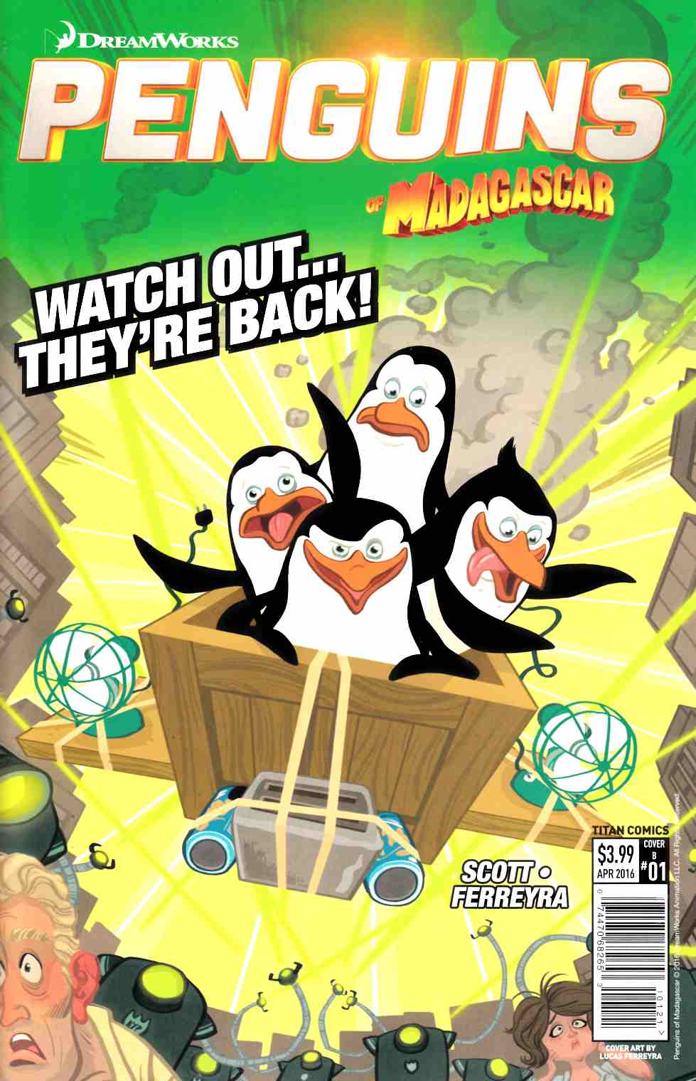 Penguins of Madagascar Elitest of Elite #1 Cover B [Titan Comic] THUMBNAIL