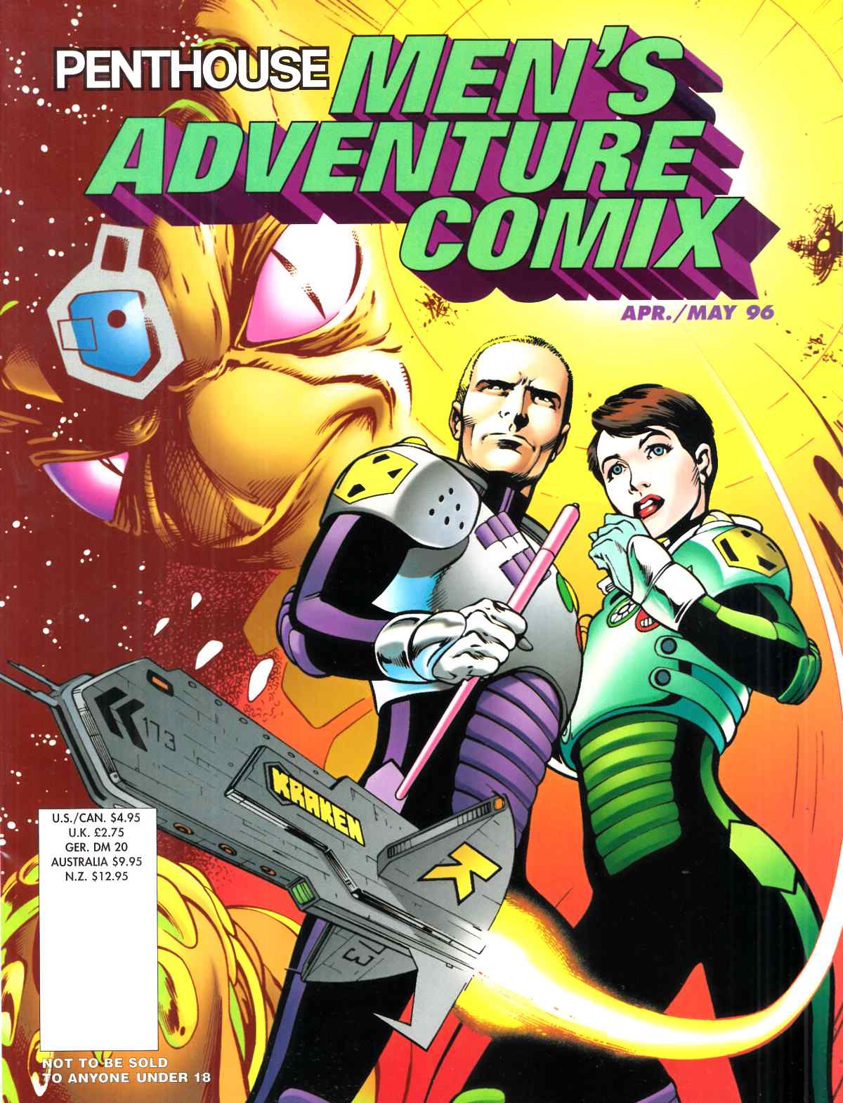 Penthouse Men's Adventure Comix #7 Fine (6.0) [Penthouse Comic] LARGE