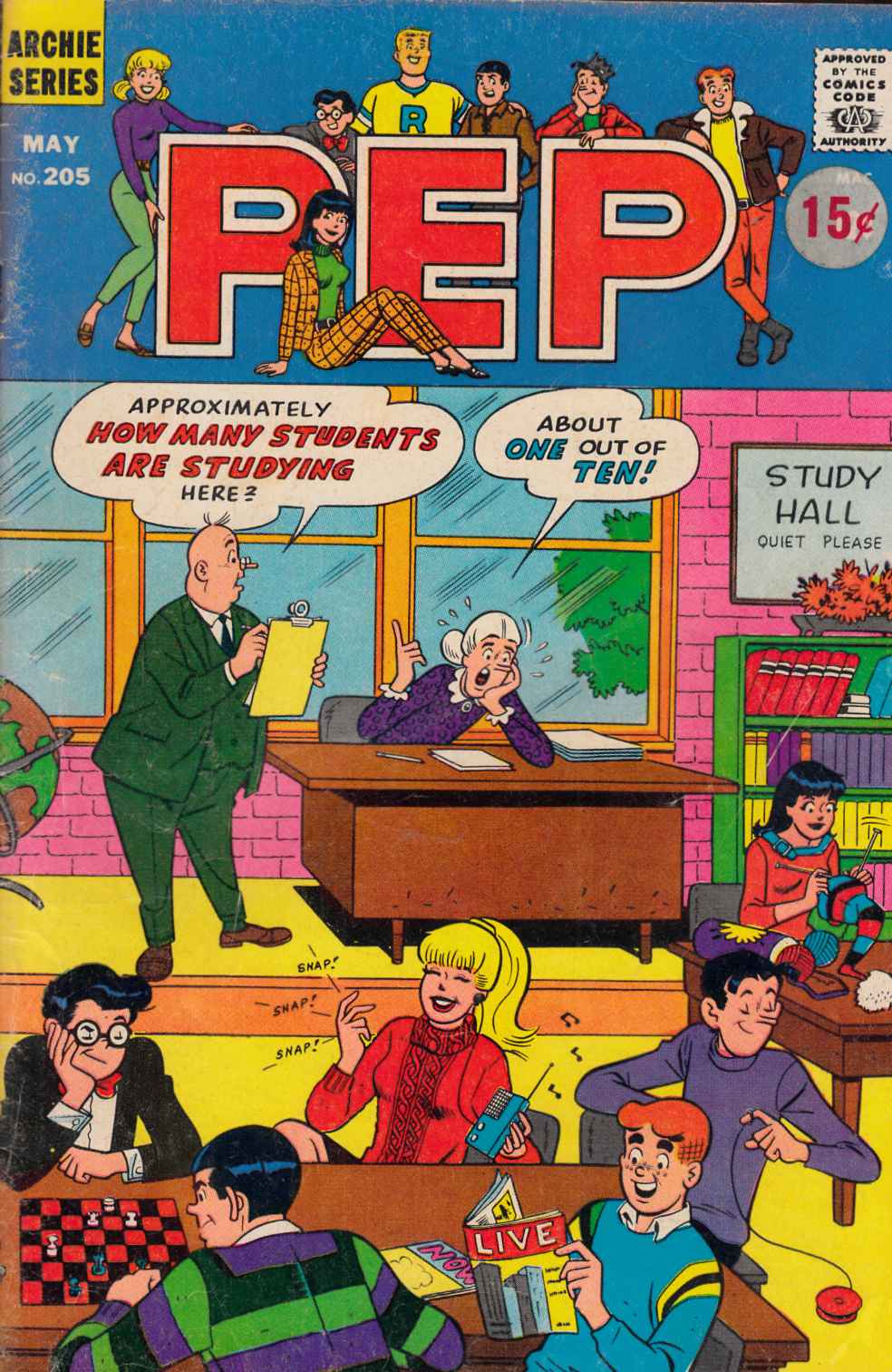 Pep Comics #205 Very Good Minus (3.5) [Archie Comic] THUMBNAIL