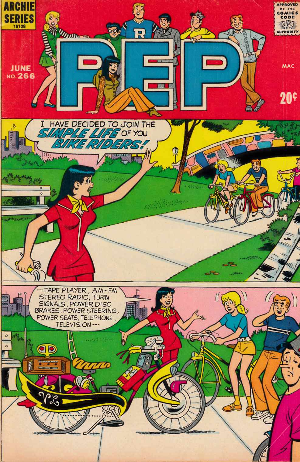 Pep Comics #266 Very Good (4.0) [Archie Comic] THUMBNAIL