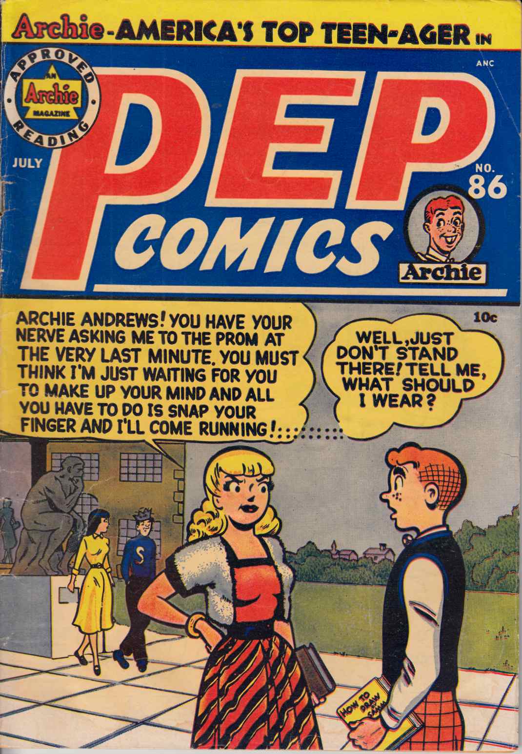 Pep Comics 86 Good Plus 2 5 Archie Comic Dreamlandcomics Com Online Store