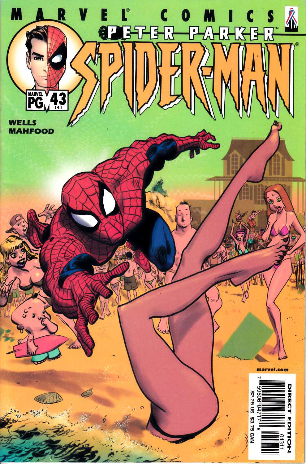 Peter Parker Spider-Man #43 Very Fine (8.0) [Marvel Comic] LARGE