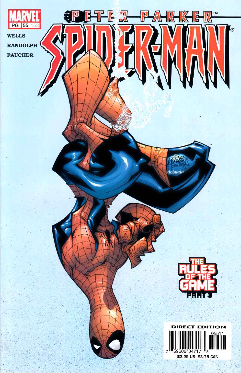 Peter Parker Spider-Man #55 Very Fine Plus (8.5) [Marvel Comic] LARGE
