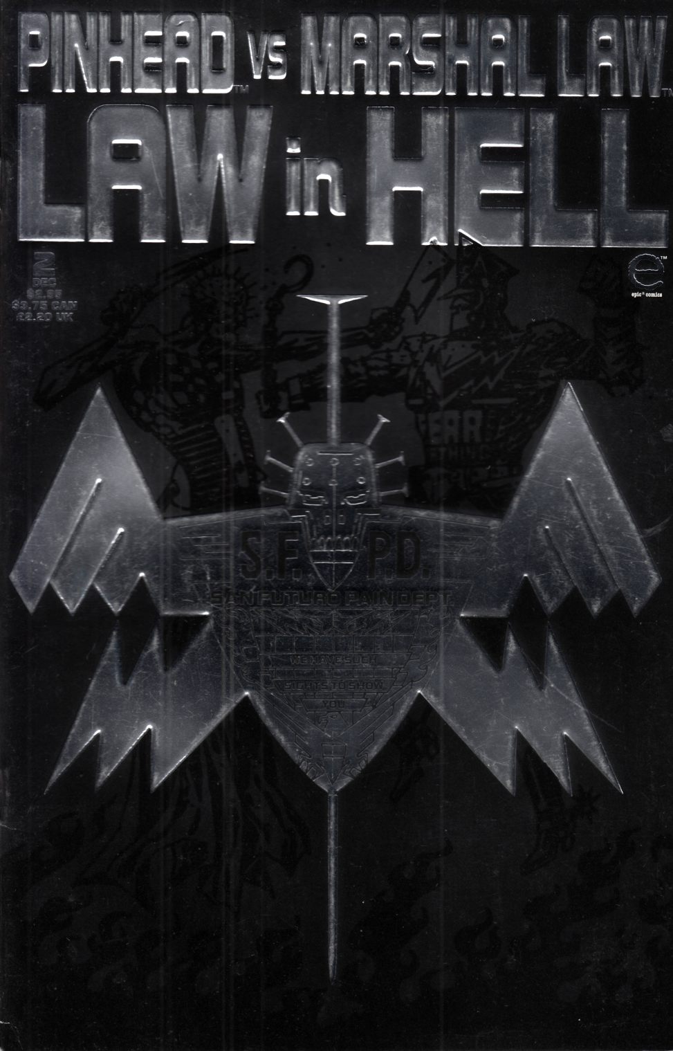 Pinhead vs Marshal Law Law in Hell #2 Fine (6.0) [Marvel Comic] LARGE