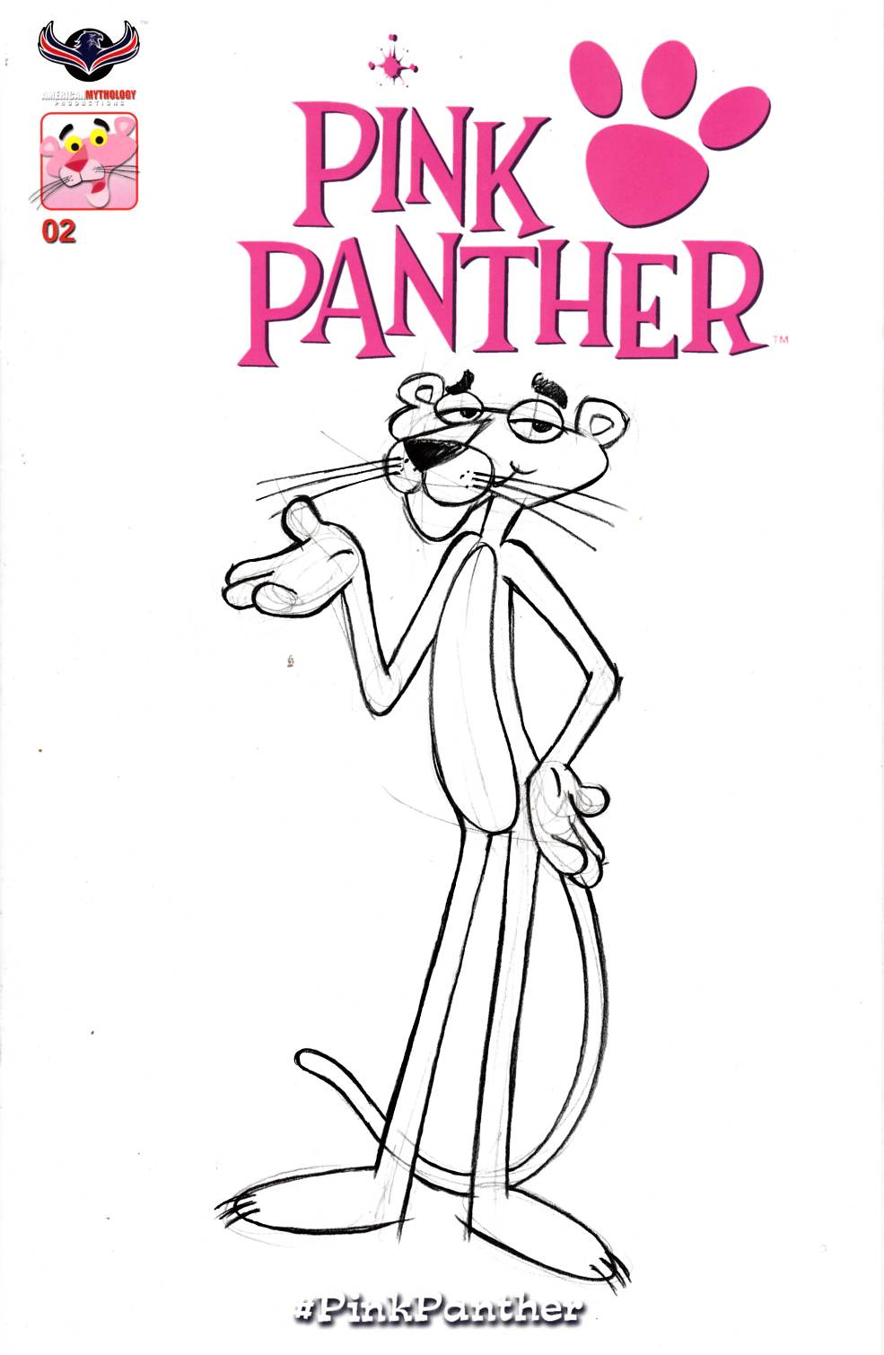 Pink Panther #2 Retro Incentive Cover [American Mythology Comic] LARGE