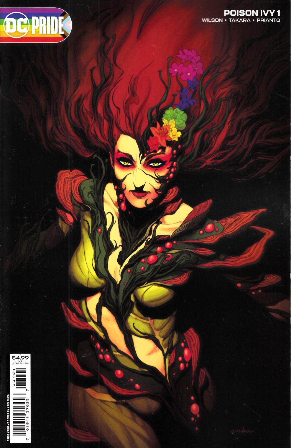 Poison Ivy #1 Anka Variant Cover Near Mint (9.4) [DC Comic] LARGE
