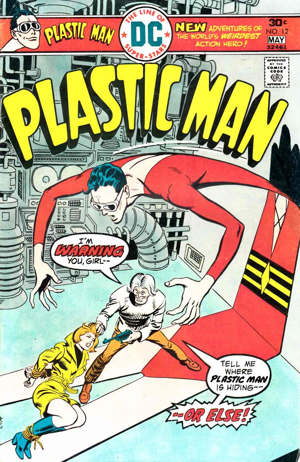 Plastic Man #12 Fine Minus (5.5) [DC Comic] THUMBNAIL