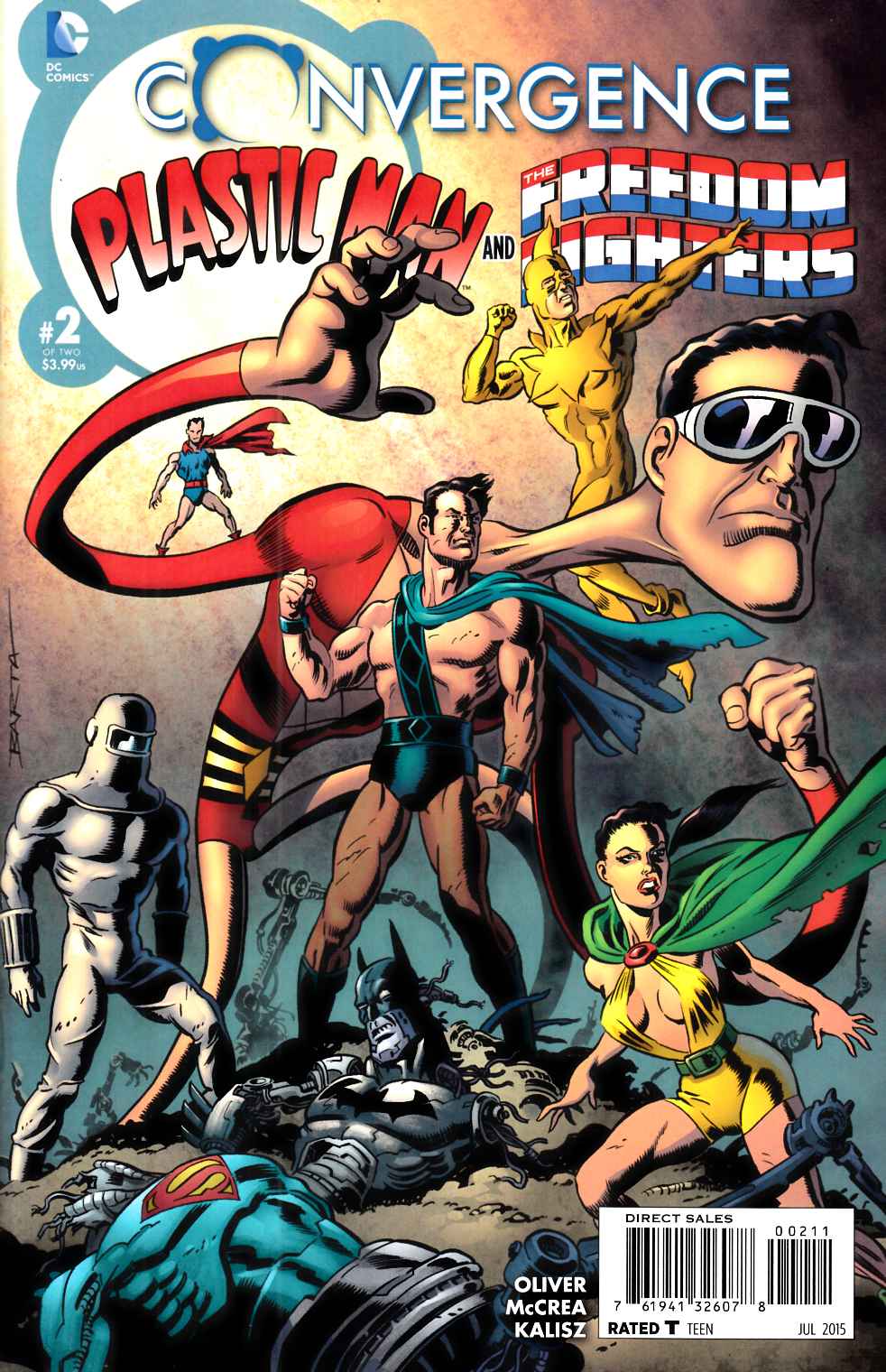 Convergence Plastic Man Freedom Fighters #2 [DC Comic] LARGE