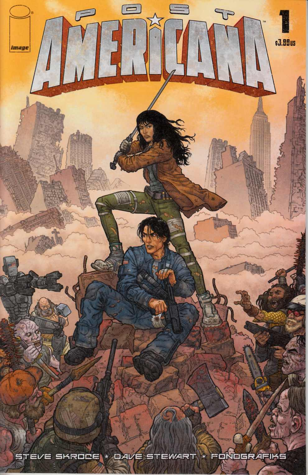 Post Americana #1 Near Mint (9.4) [Image Comic] THUMBNAIL