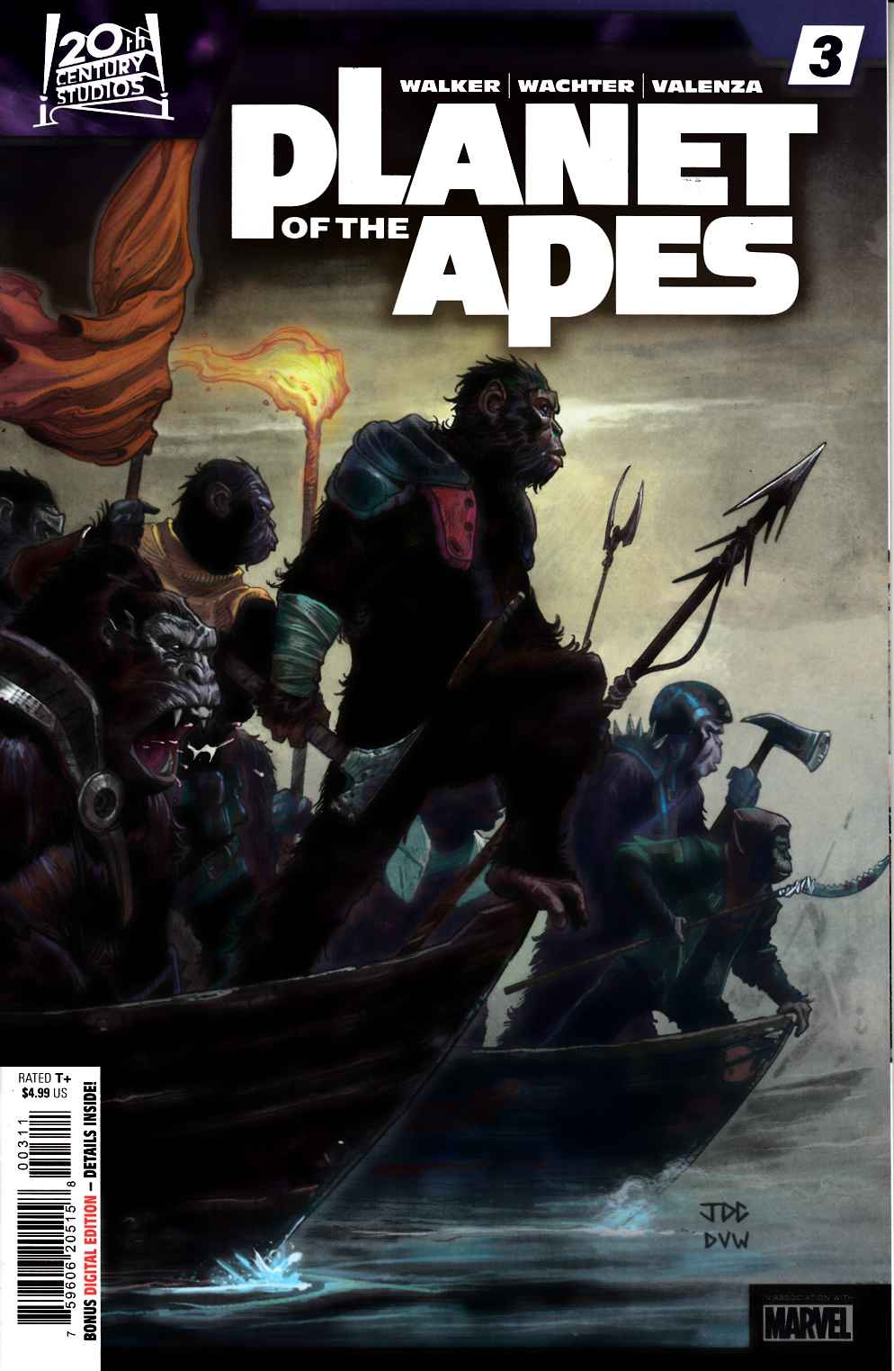 Planet of the Apes #3 Near Mint (9.4) [Marvel Comic] LARGE