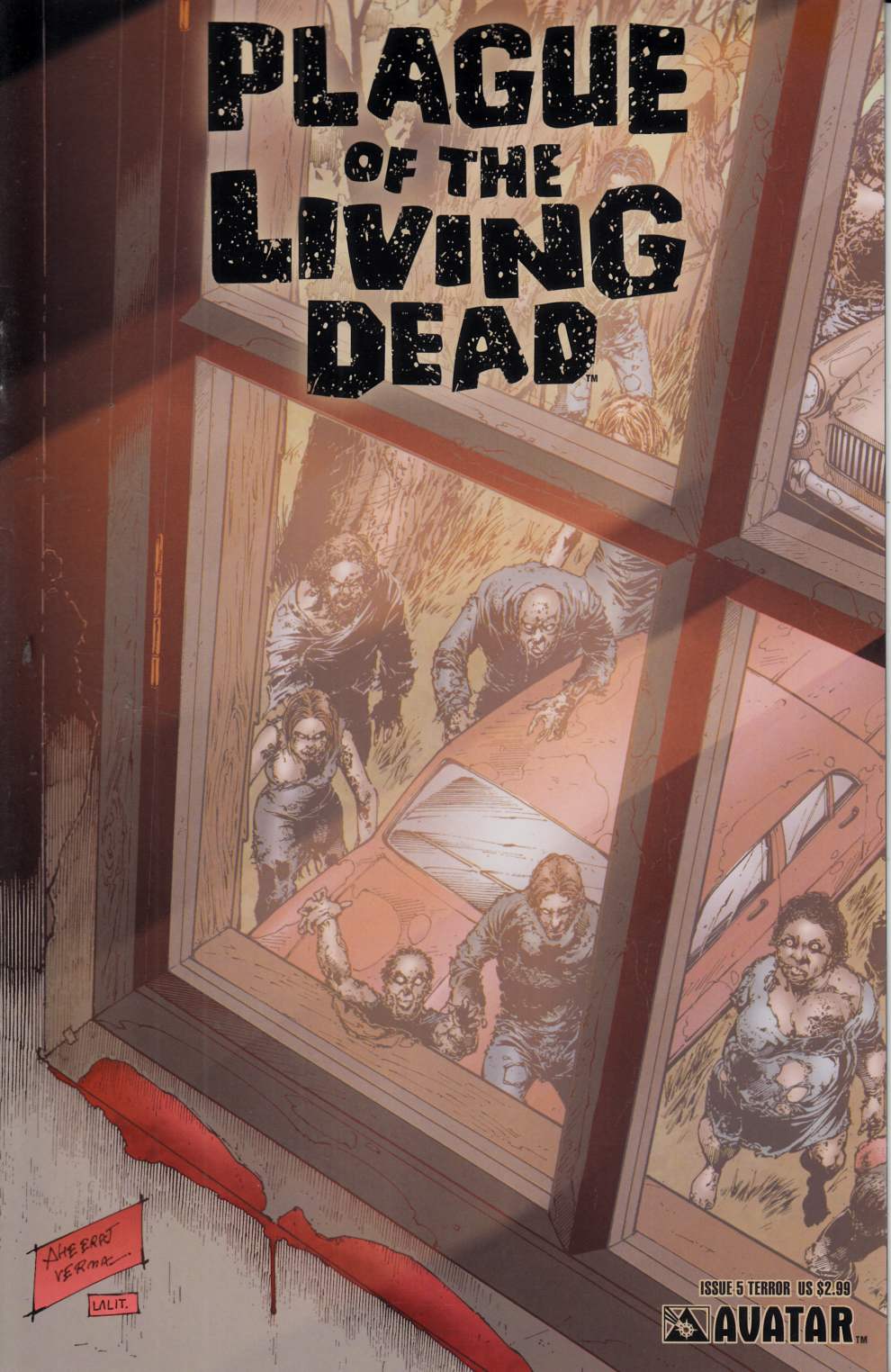 Plague of the Living Dead #5 Terror Cover Fine (6.0) [Avatar Comic] LARGE