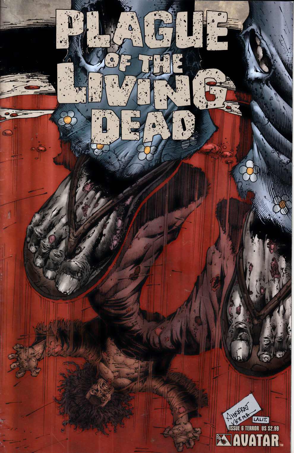 Plague of the Living Dead #6 Terror Cover Fine (6.0) [Avatar Comic] LARGE