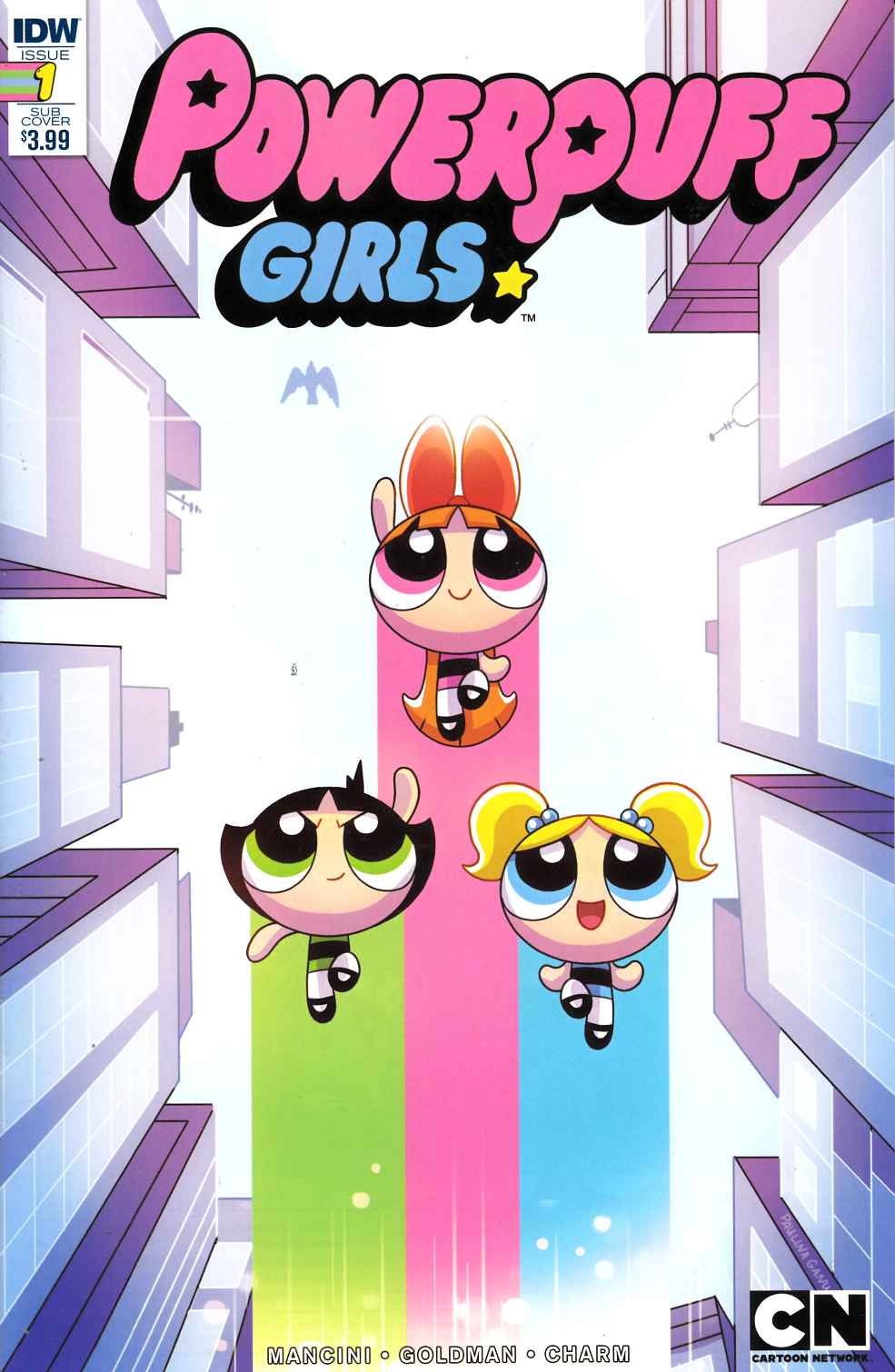 Powerpuff Girls (2016) #1 Subscription Cover [IDW Comic] THUMBNAIL