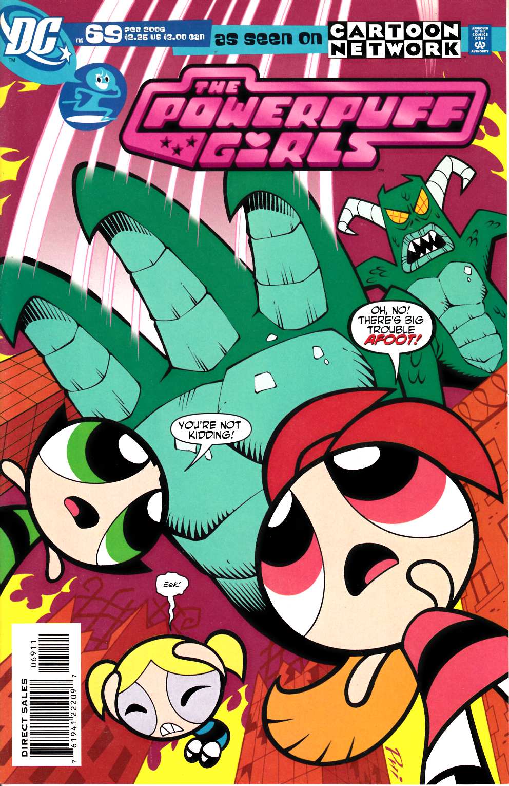 Powerpuff Girls #69 Near Mint (9.4) [DC Comic] THUMBNAIL