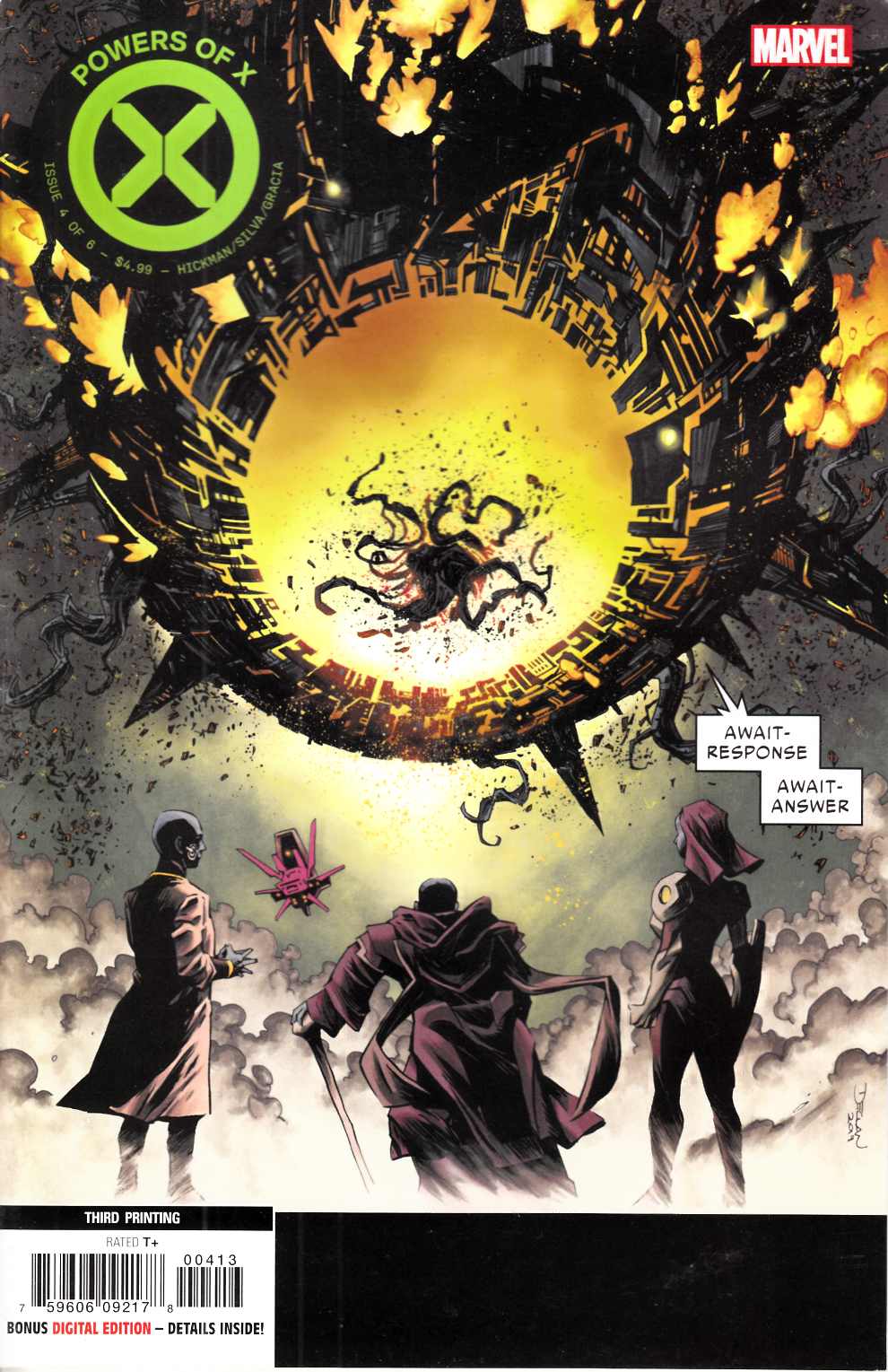 Powers of X #4 Third Printing Fine (6.0) [Marvel Comic] THUMBNAIL