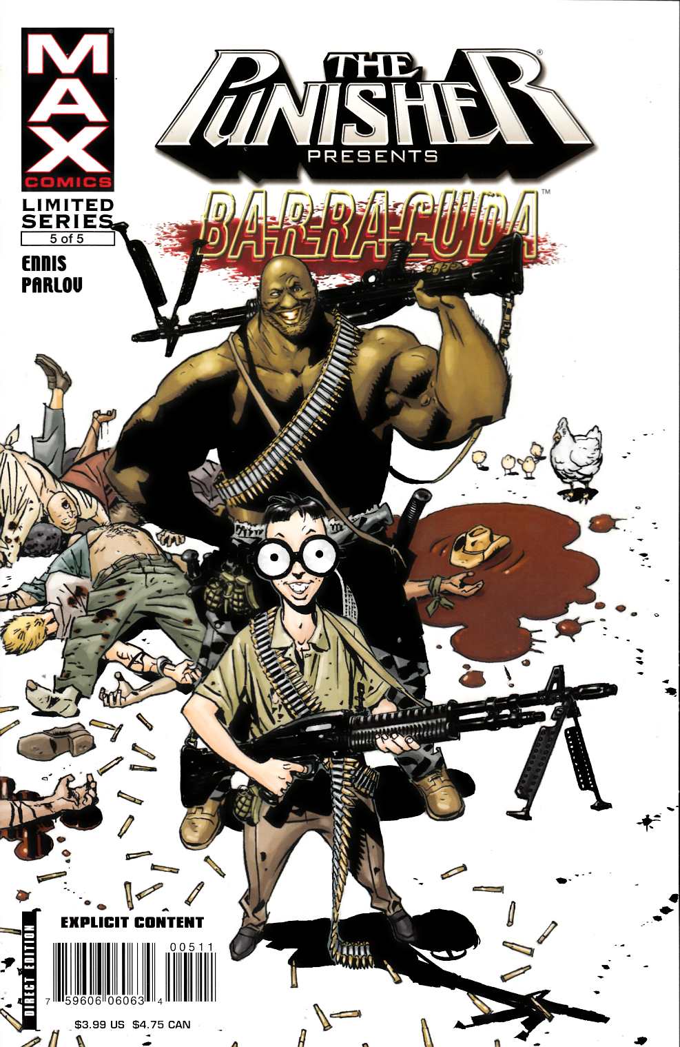 Punisher Presents Barracuda Max #5 Very Fine (8.0) [Marvel Comic] LARGE