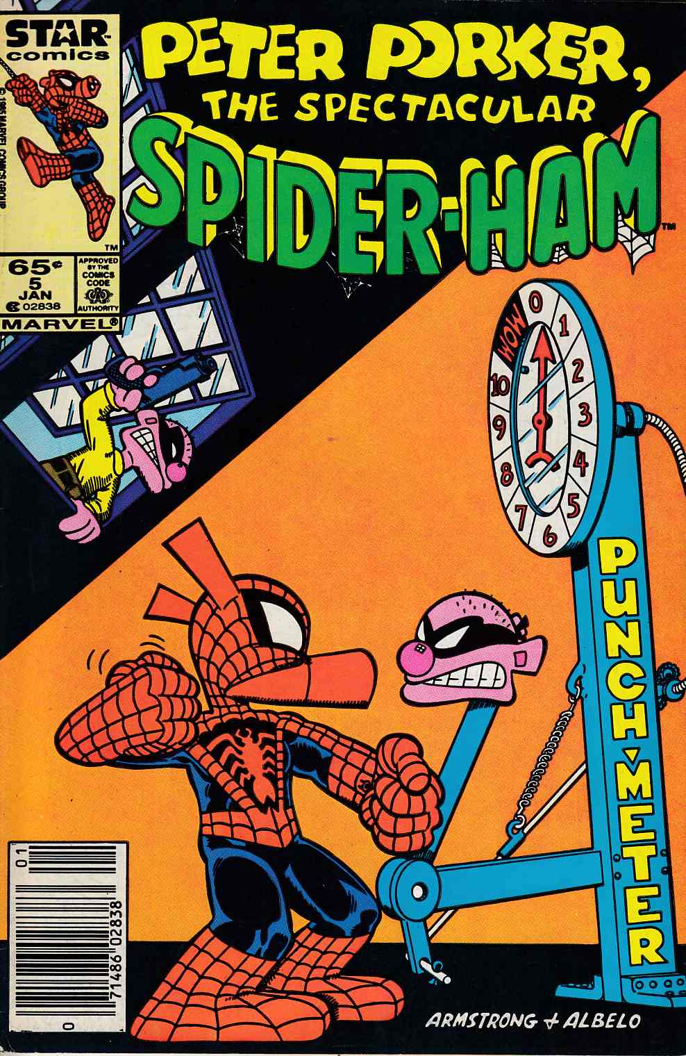 Peter Porker Spectacular Spider-Ham #5 Very Fine (8.0) [Marvel Comic] LARGE