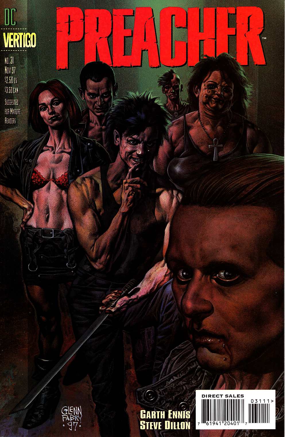 Preacher #31 Near Mint (9.4) [DC Comic] LARGE