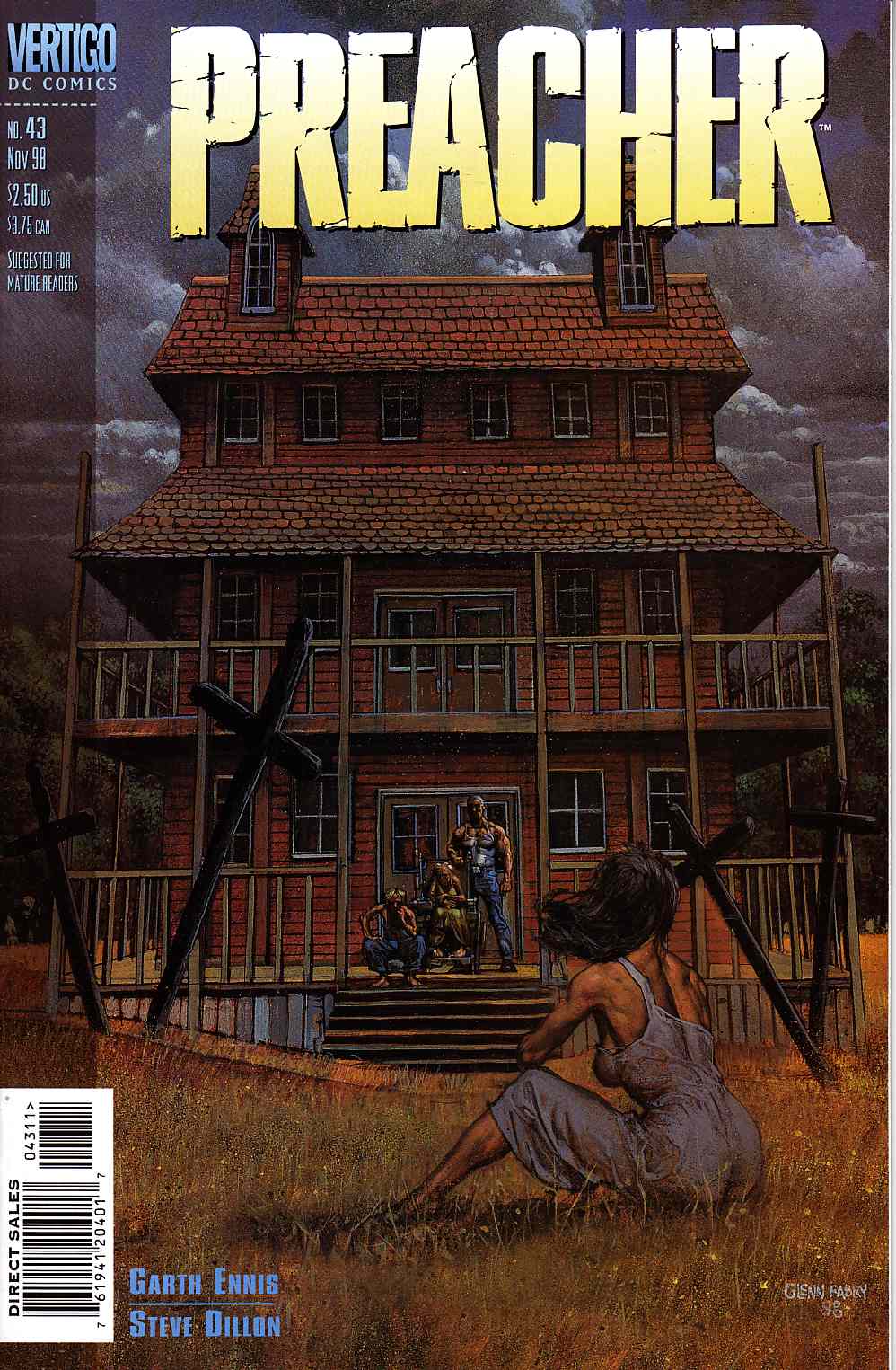 Preacher #43 Near Mint (9.4) [DC Comic] LARGE