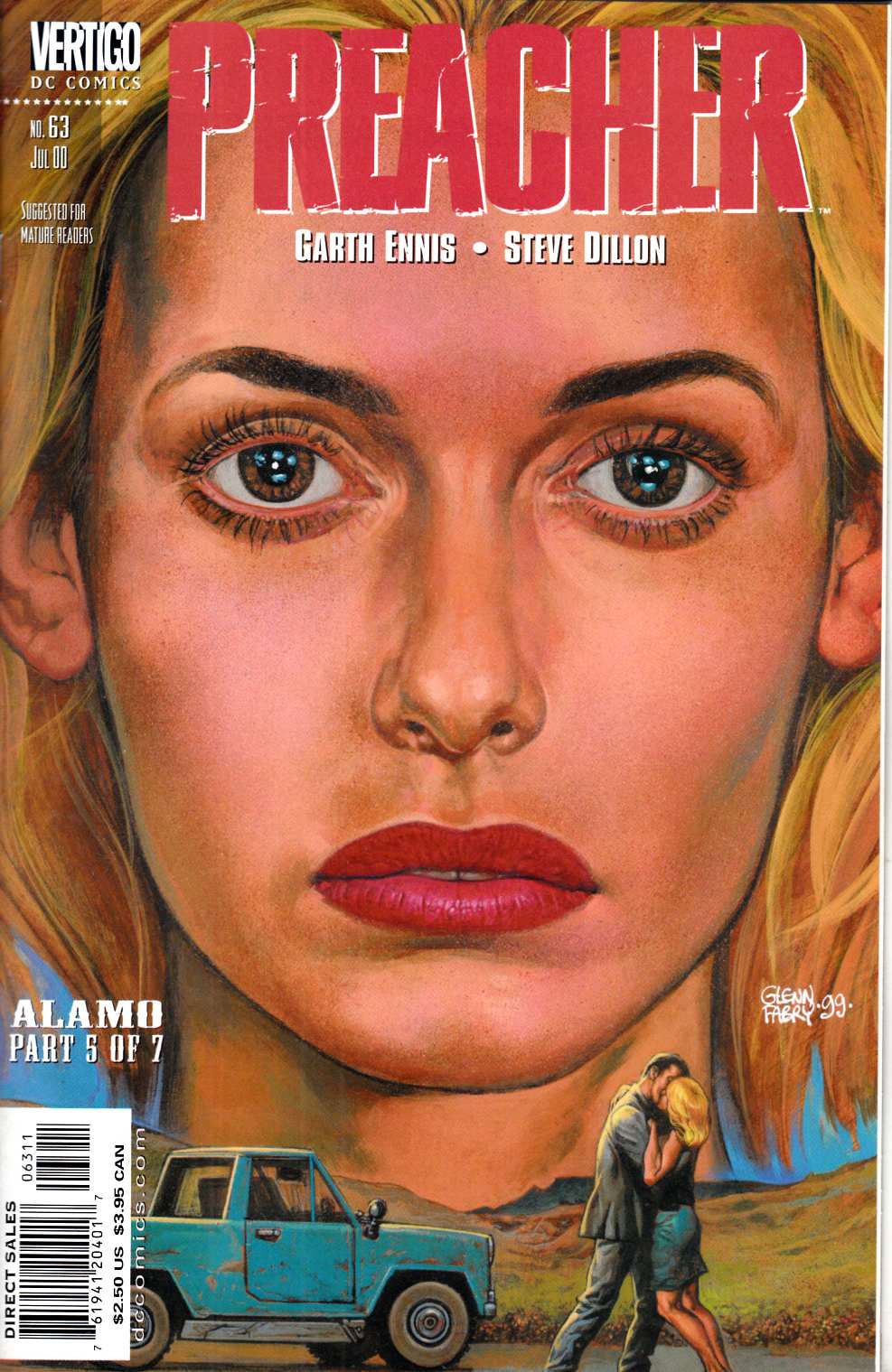 Preacher #63 Very Fine (8.0) [DC Comic] LARGE