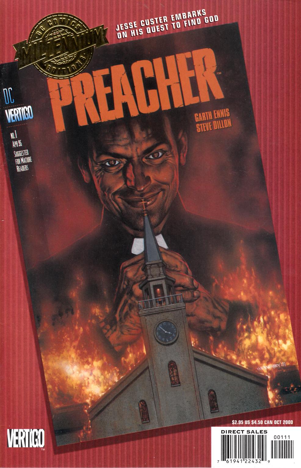 Preacher #1 DC Millennium Edition [Comic] THUMBNAIL