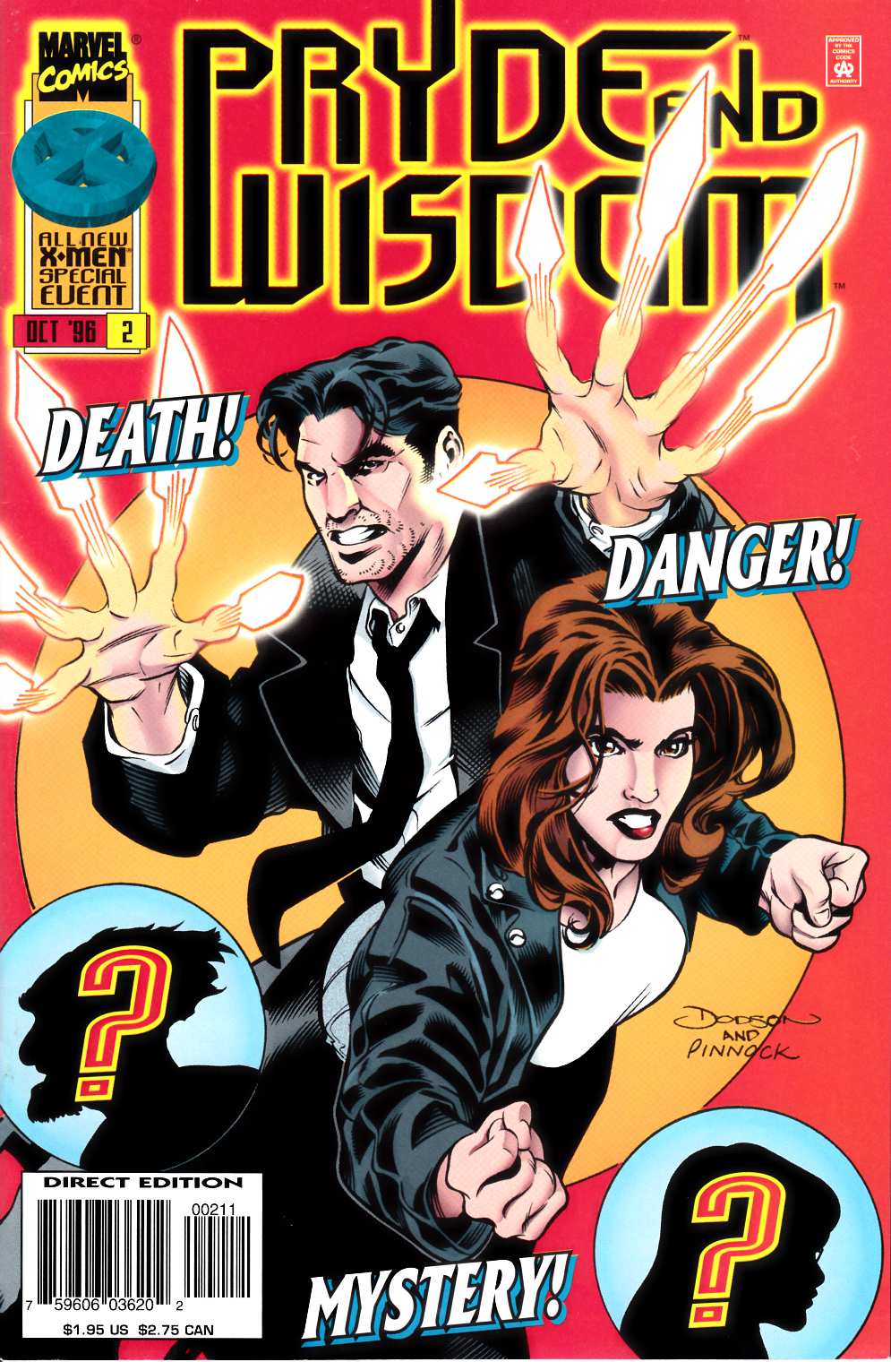 Pryde and Wisdom #2 Near Mint (9.4) [Marvel Comic] LARGE