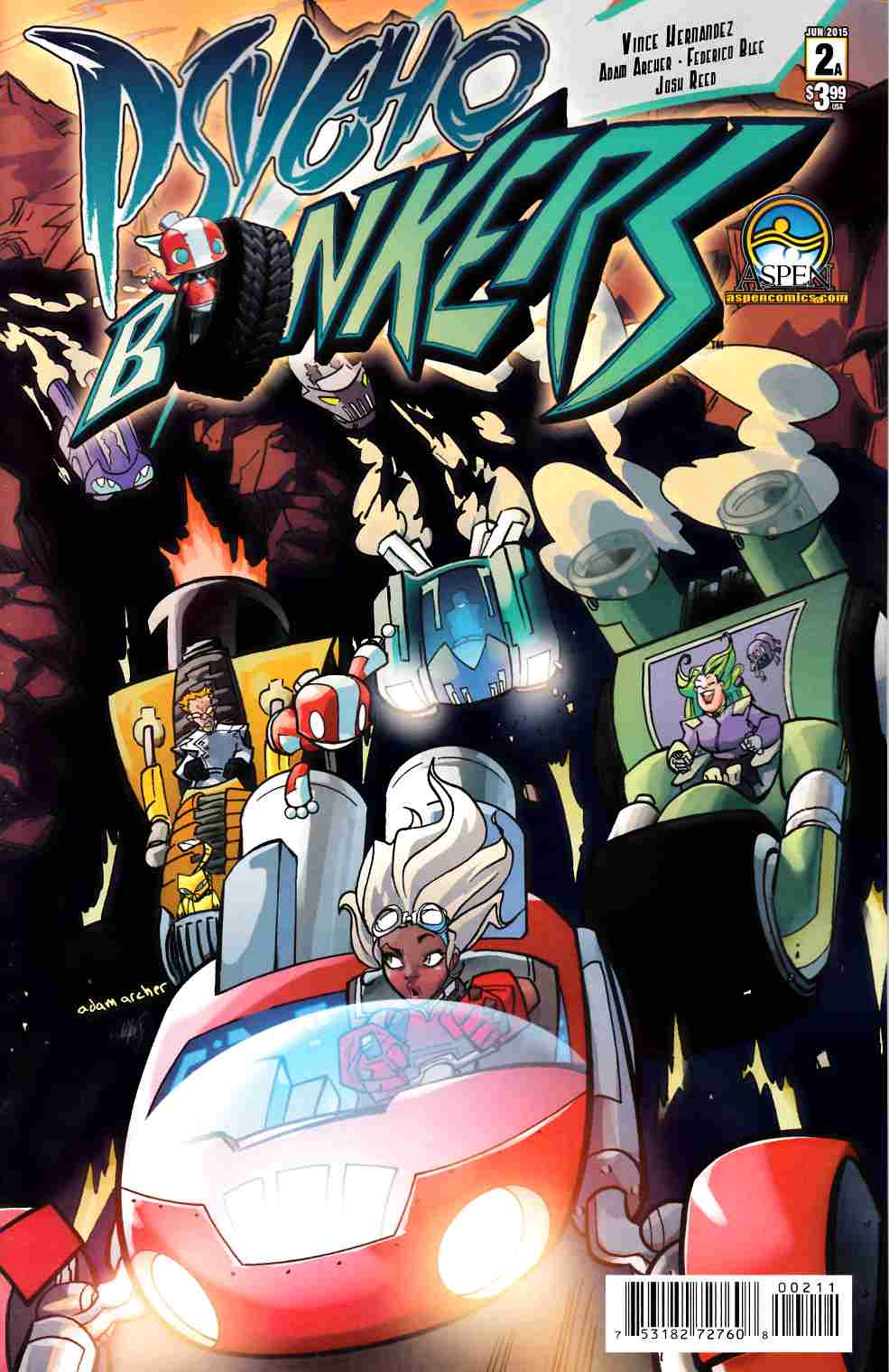 Psycho Bonkers #2 Cover A [Aspen Comic] THUMBNAIL