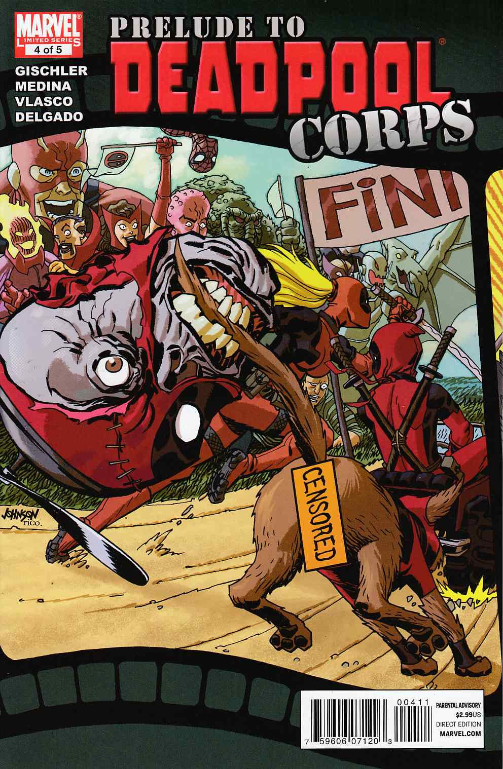 Prelude to Deadpool Corps #4 Very Fine (8.0) [Marvel Comic] THUMBNAIL