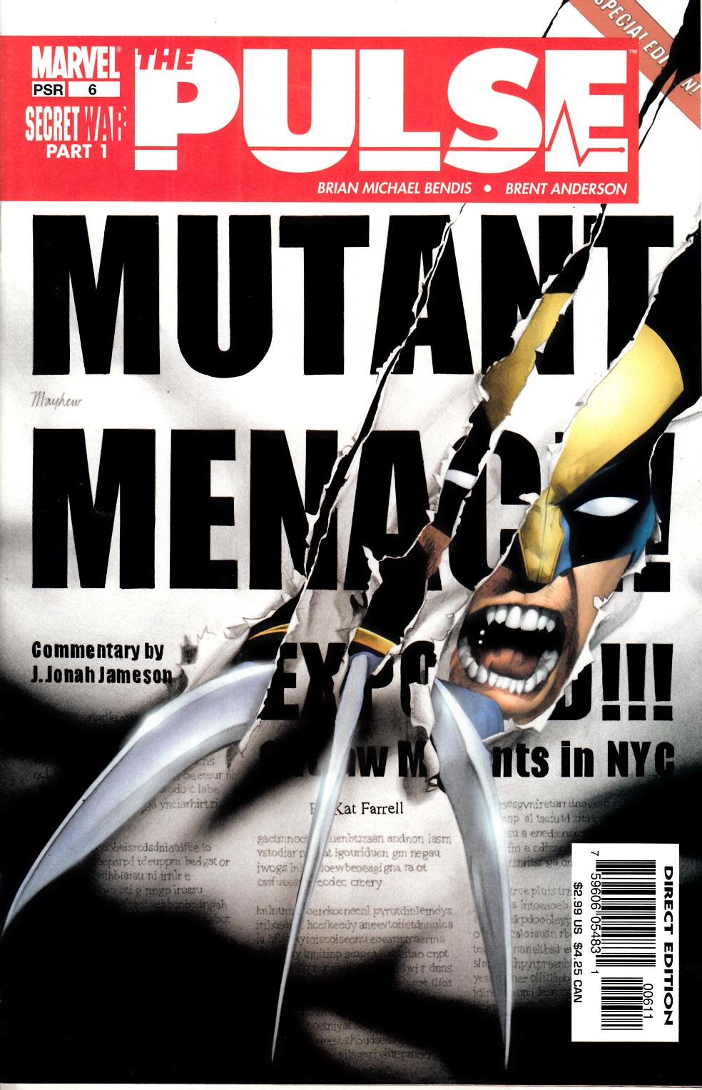 Pulse #6 Near Mint (9.4) [Marvel Comic] LARGE